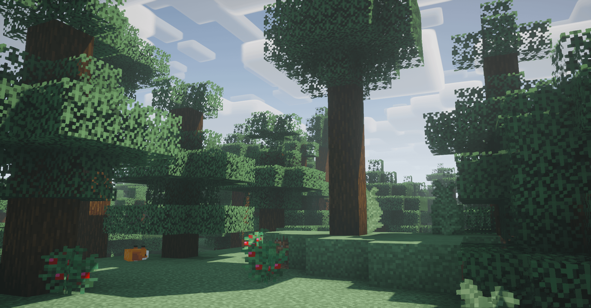 1920x1001 Taiga Minecraft wallpaper I made