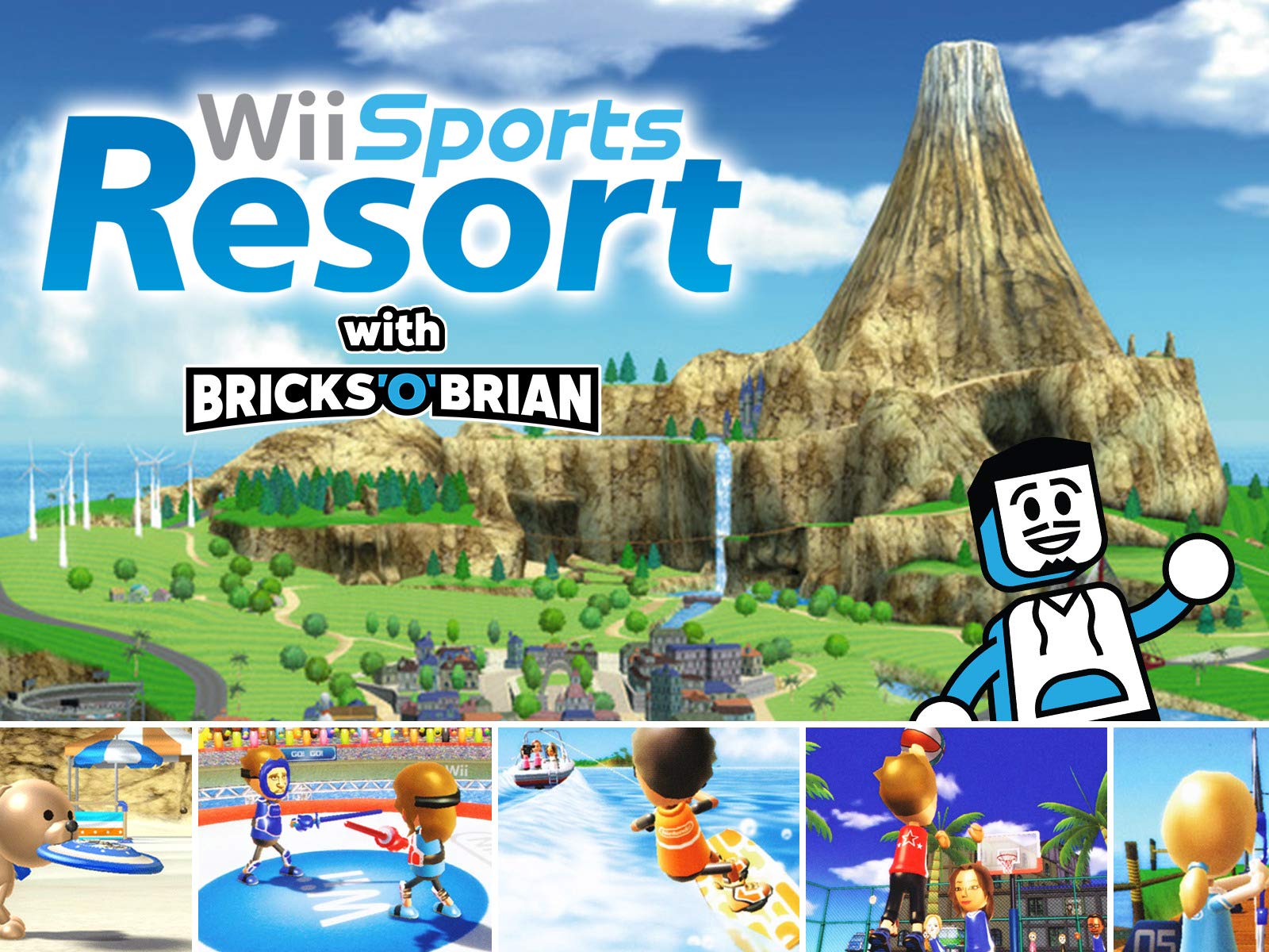 1600x1200 Clip: Wii Sports Resort with Bricks 'O' Brian! : Brian Saviano, Brian Saviano: Prime Video