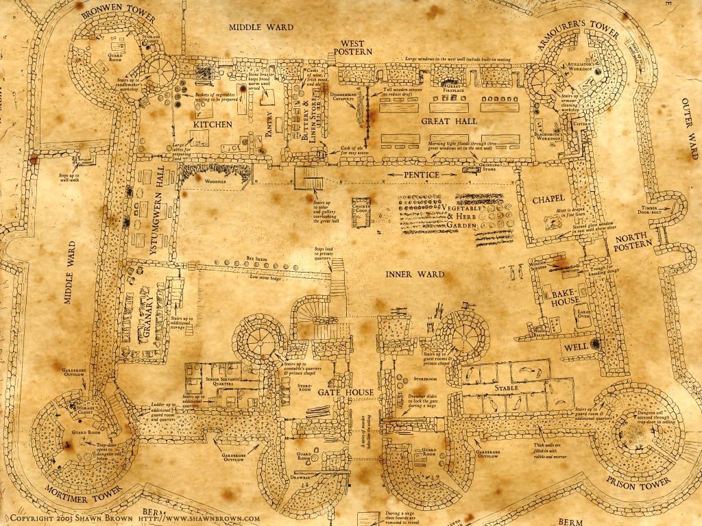 1024x768 Harlech Castle Floor Plan. Harry potter, Hogwarts castle, Harry potter printables
