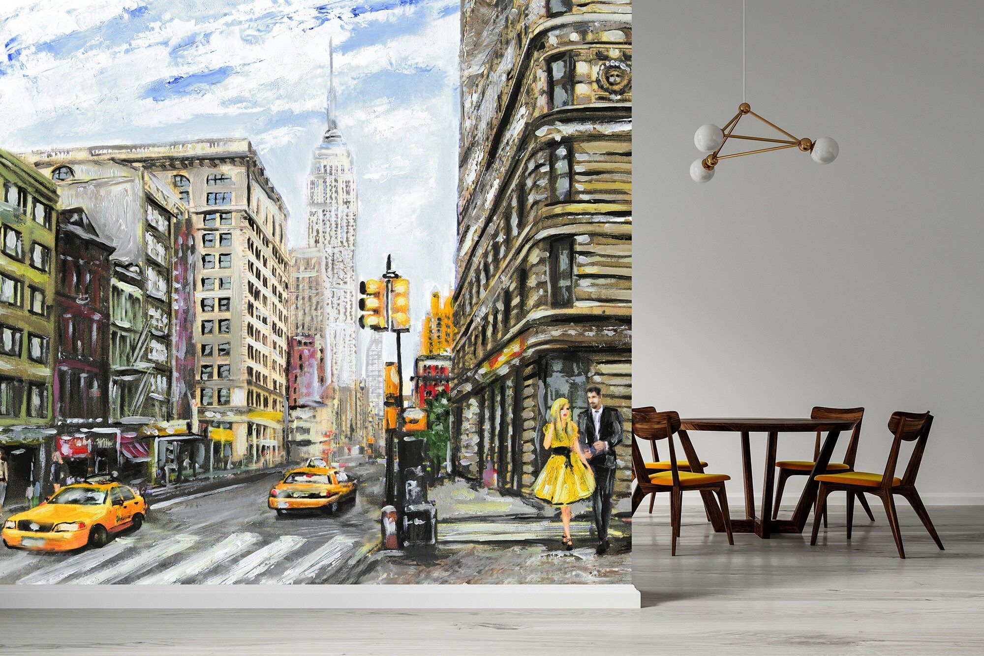 2000x1333 Wallpaper With Street View of New York American City Peel New Zealand