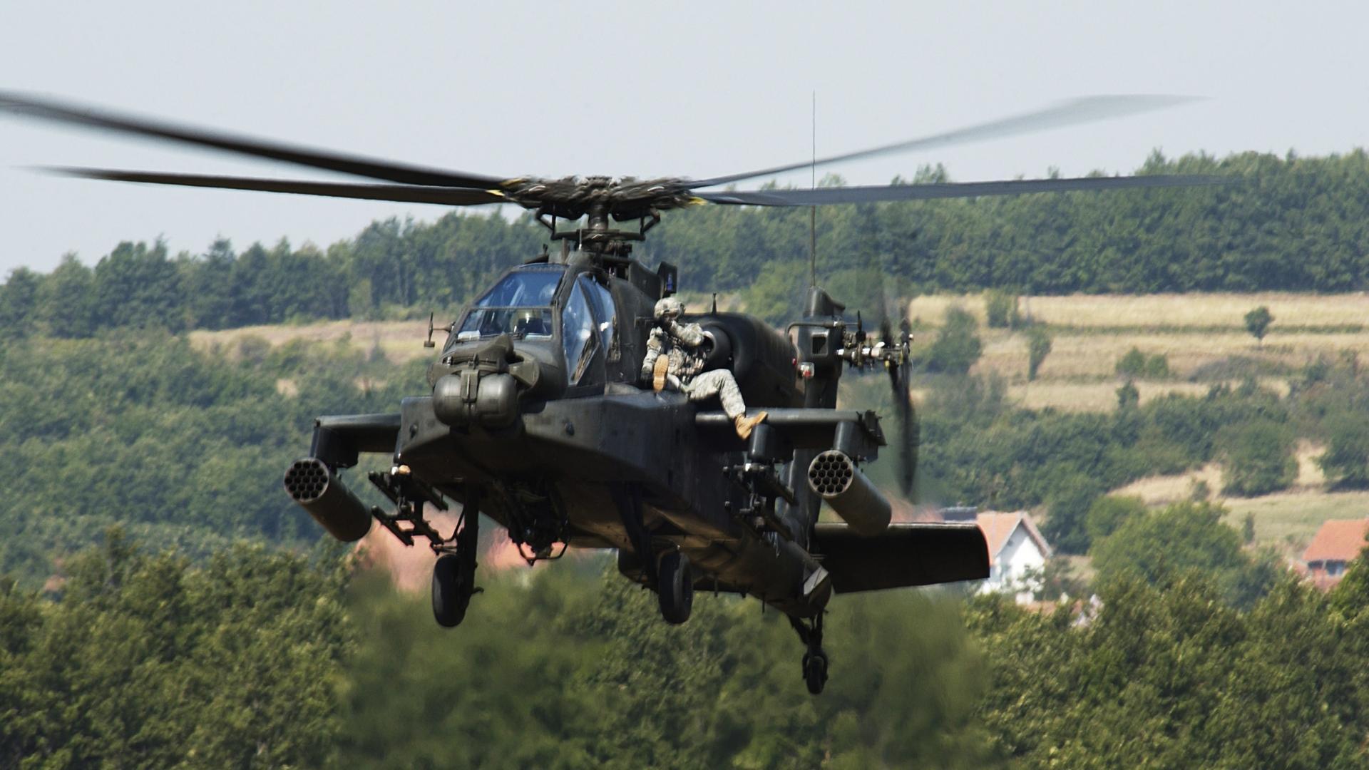 1920x1080 Ah 64d Apache hình nền máy bay trực thăng quân đội