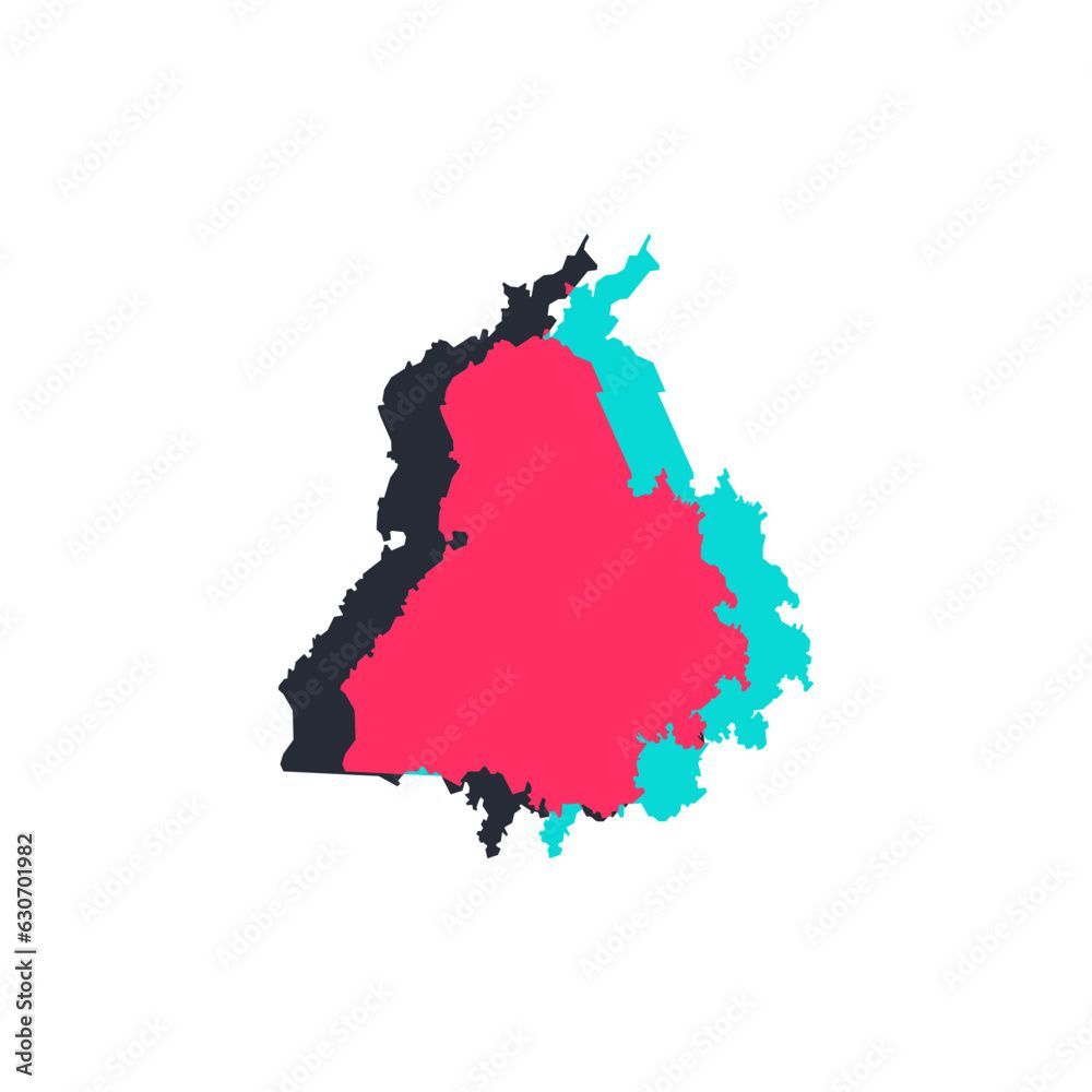 1000x1000 Punjab Map Image