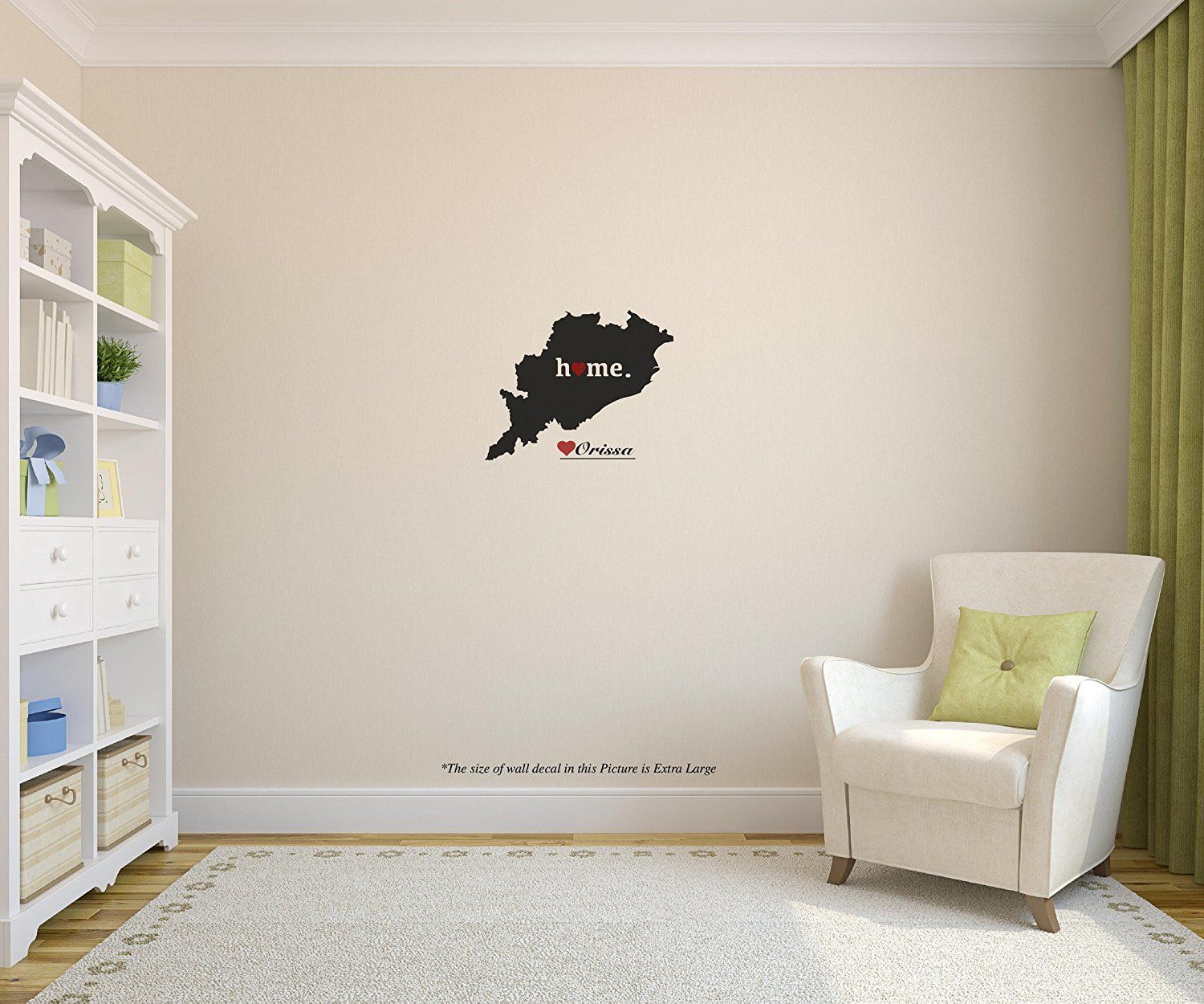 1500x1250 Buy PEACOCKRIDE Odisha Home Love Wall Decal Large Black Online at Low Prices in India