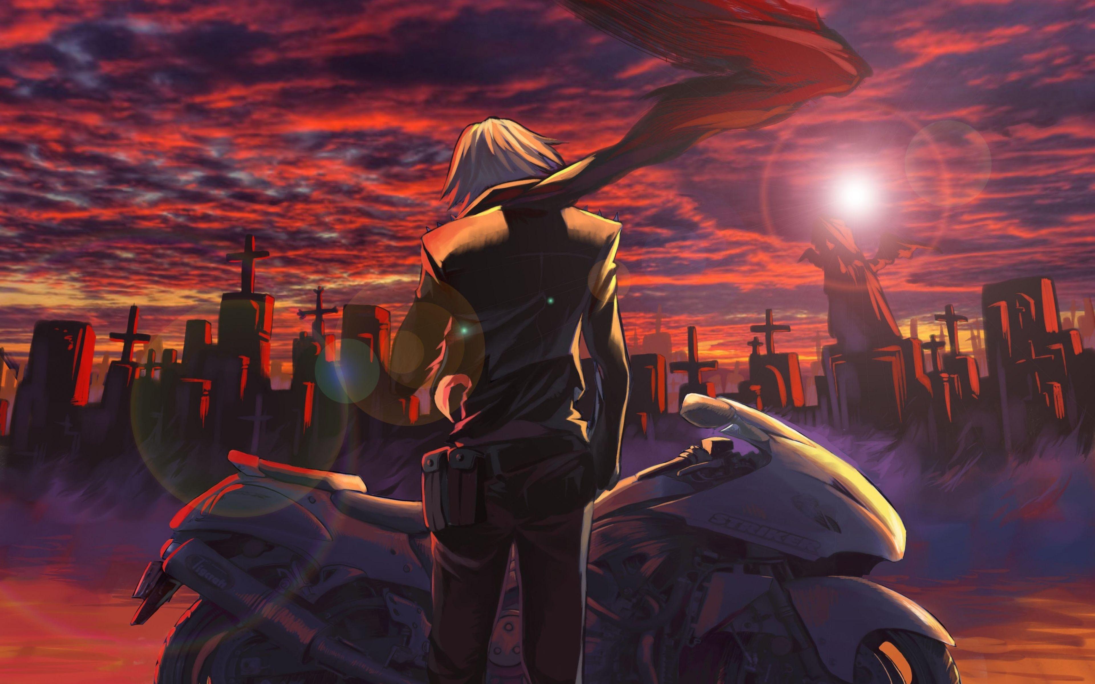 3840x2400 Biker Art Wallpaper on MarkInternational.info