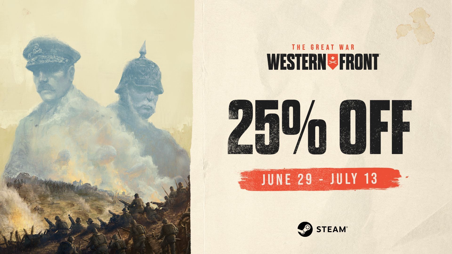 1920x1080 The Great War: Western Front on X: The Great War: Western Front is 25% off in the Steam Summer sale! Take charge over the battlefield today