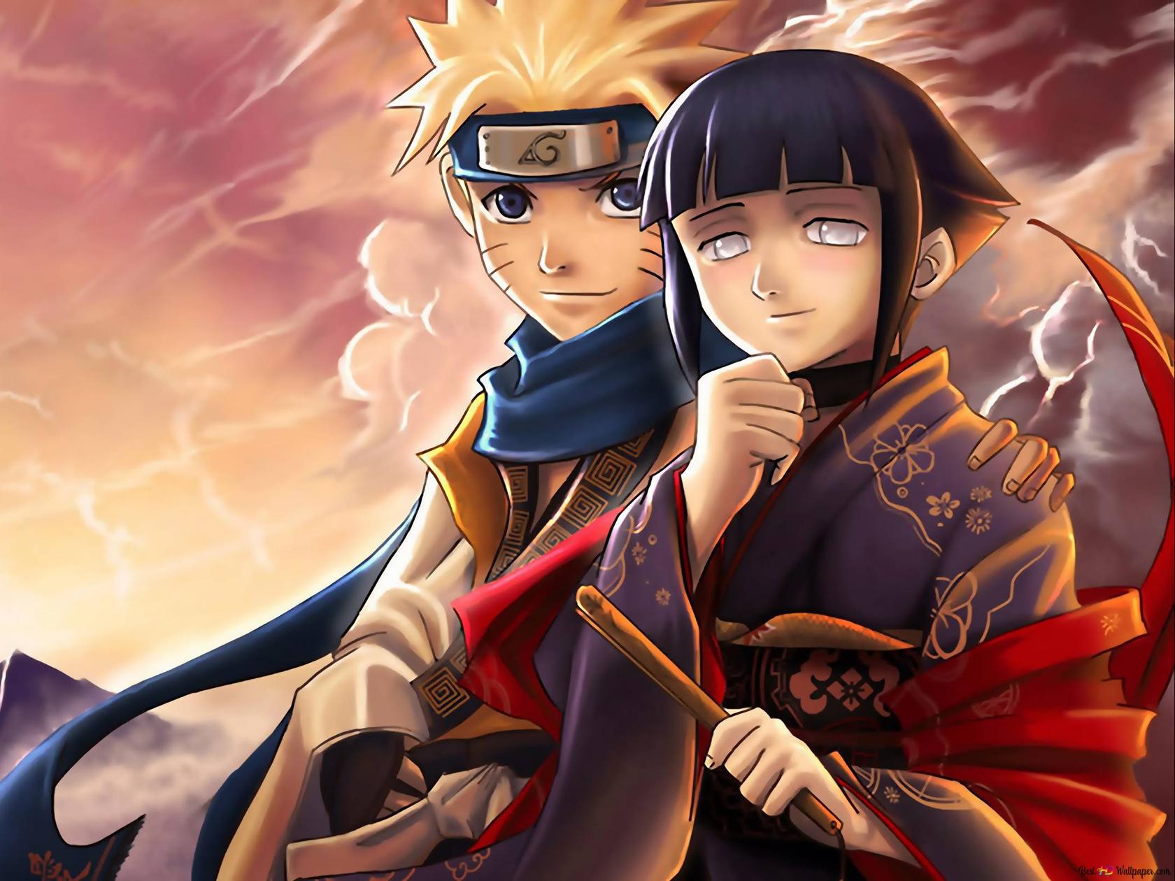 1680x1260 Hinata Hyuga & Naruto Uzumaki (Naruto) 2K wallpaper download