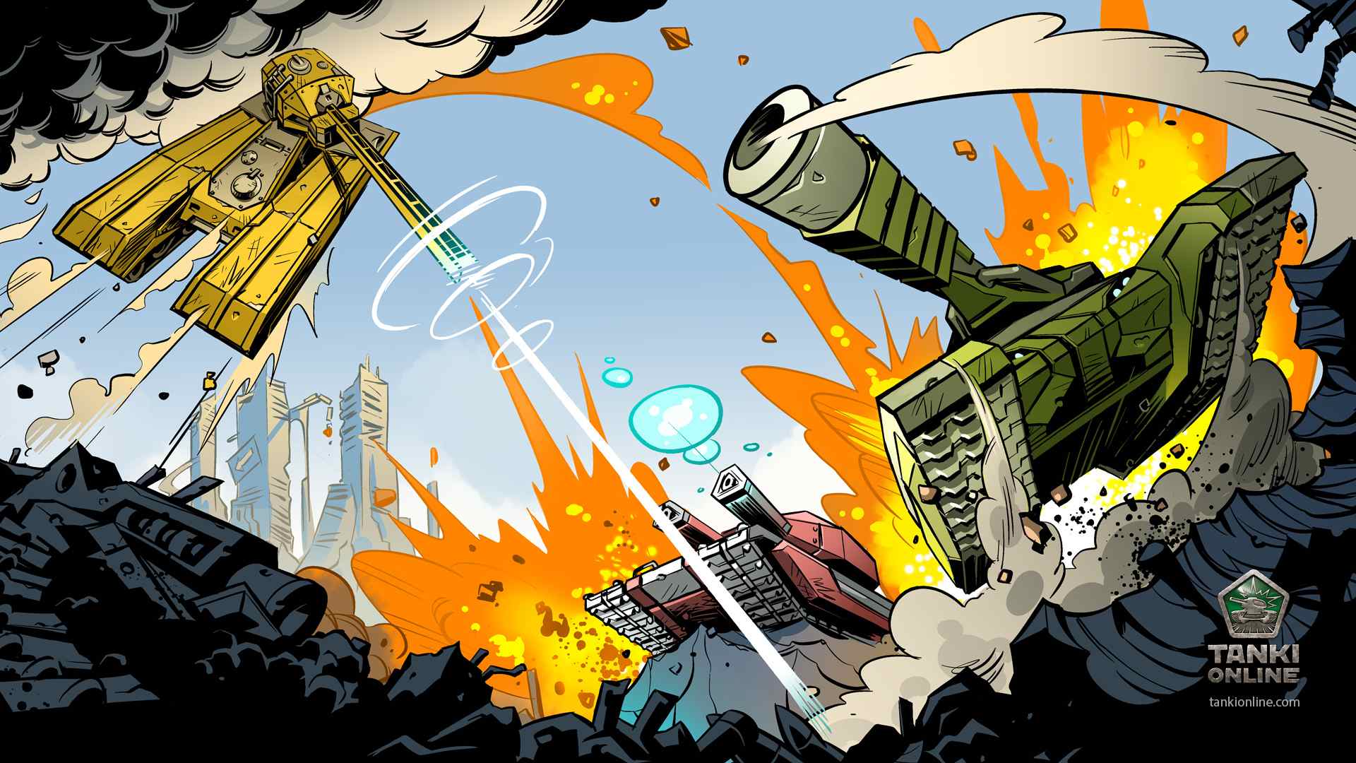 1920x1080 Tanki Online Wallpaper