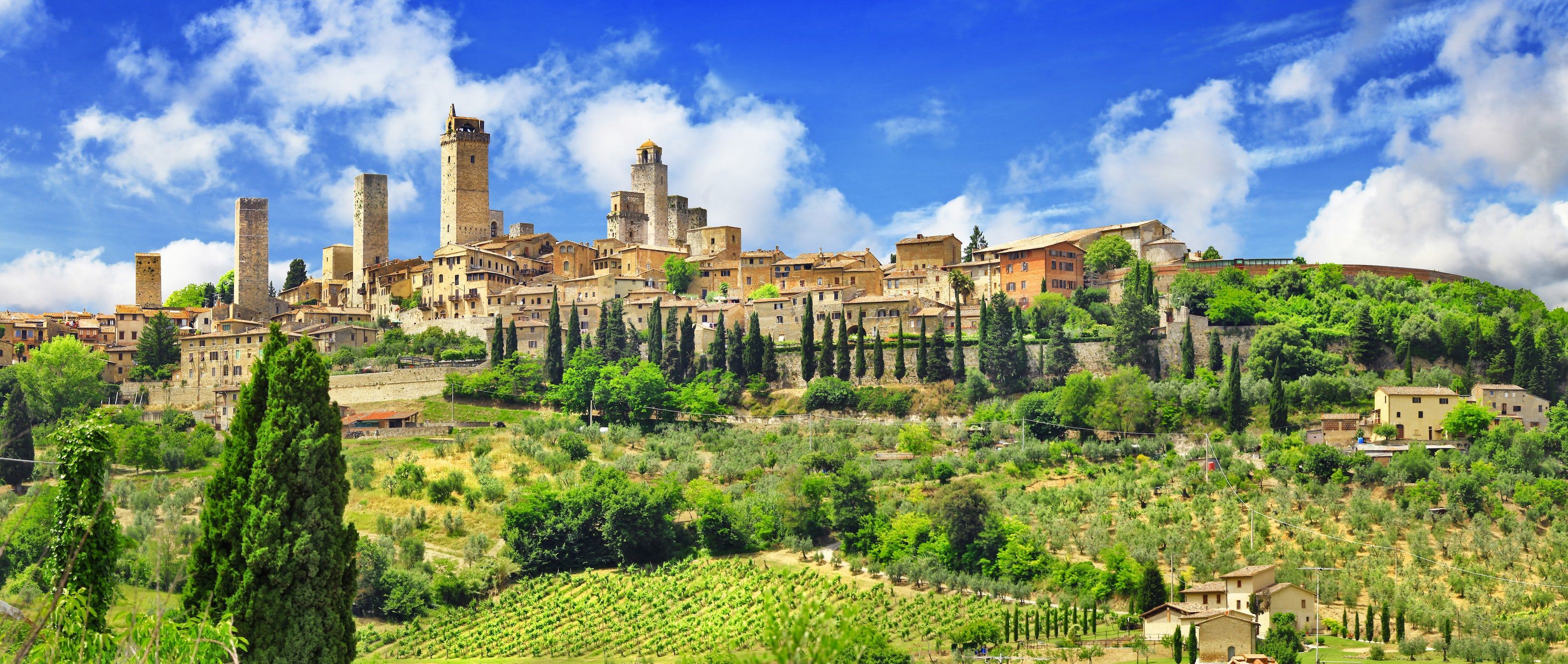 3156x1337 The best of San Gimignano