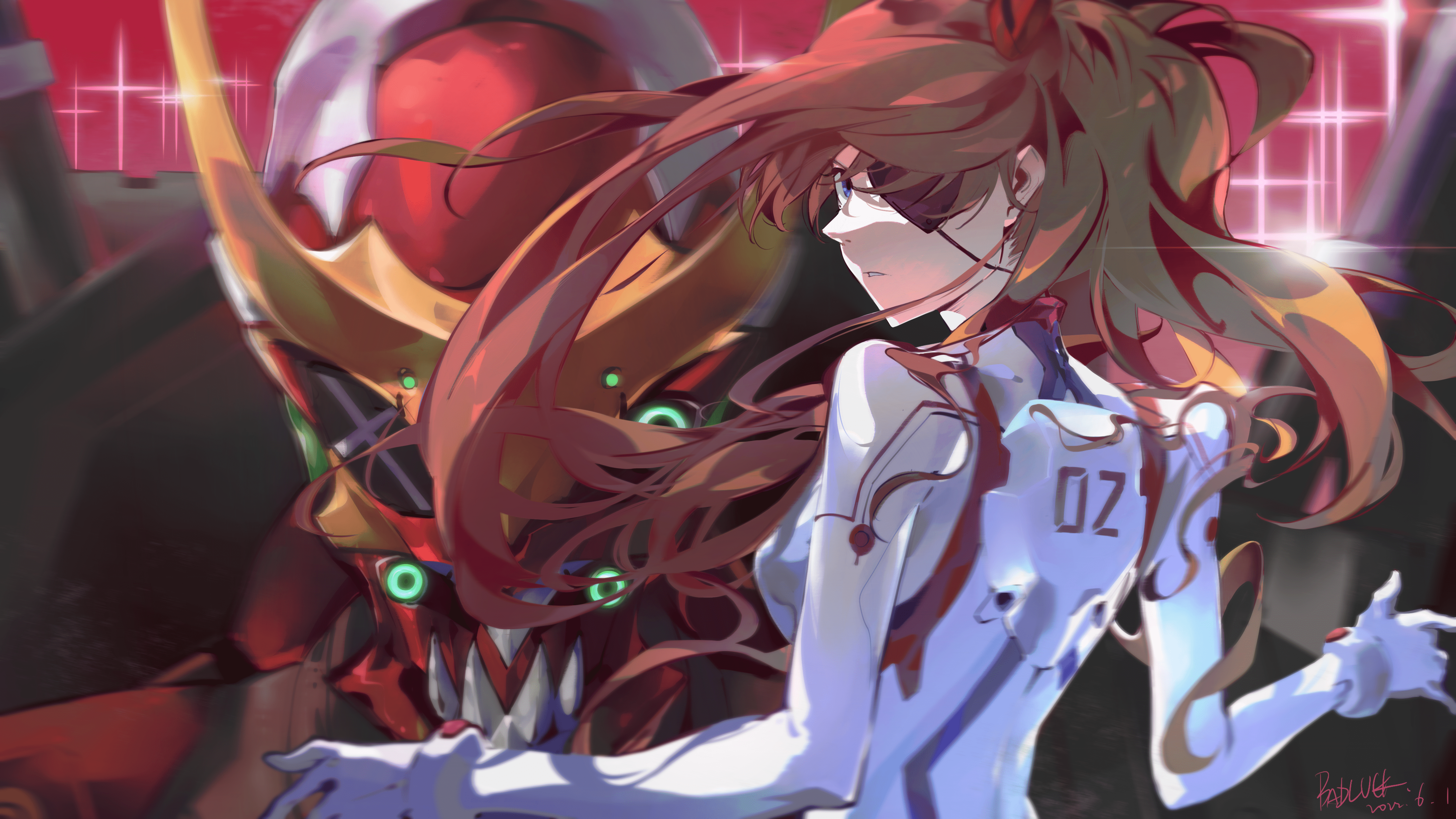 4800x2700 Asuka Langley Sohryu HD Wallpaper and Background