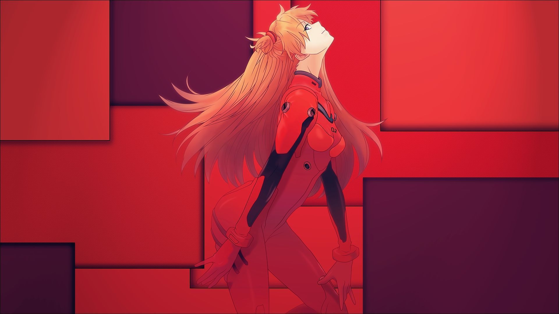 1920x1080 Desktop Wallpaper Anime Girl, Asuka Langley Soryu, Neon Genesis Evangelion, Long Hair, HD Image, Picture, Background, 66 Sju