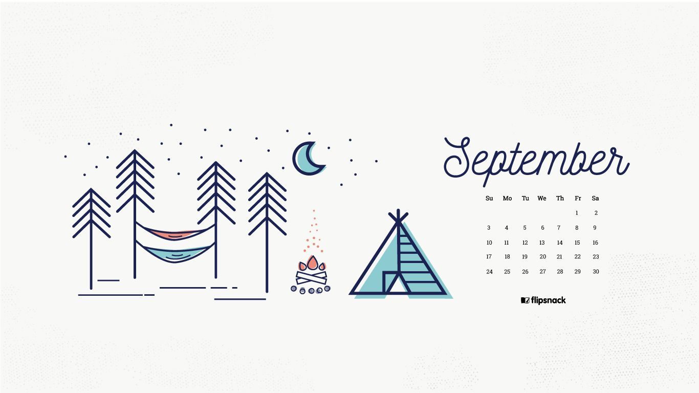 1366x768 Your September 2017 calendar wallpaper is here. Get it!