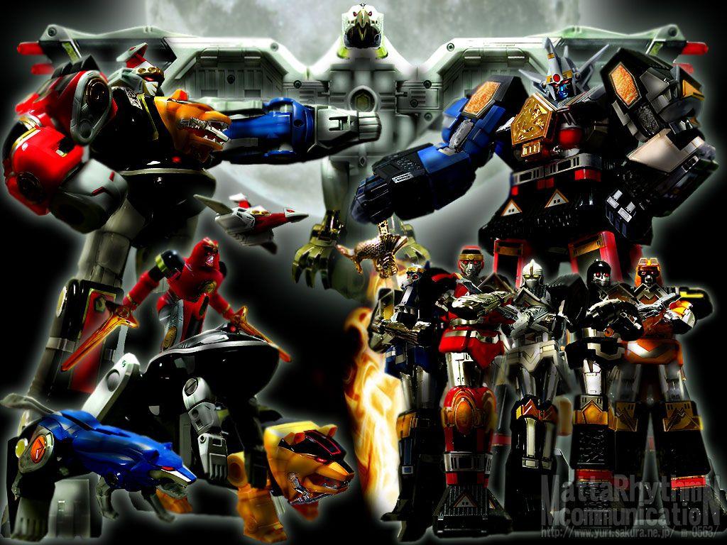 1024x768 T Rex Megazord Wallpaper