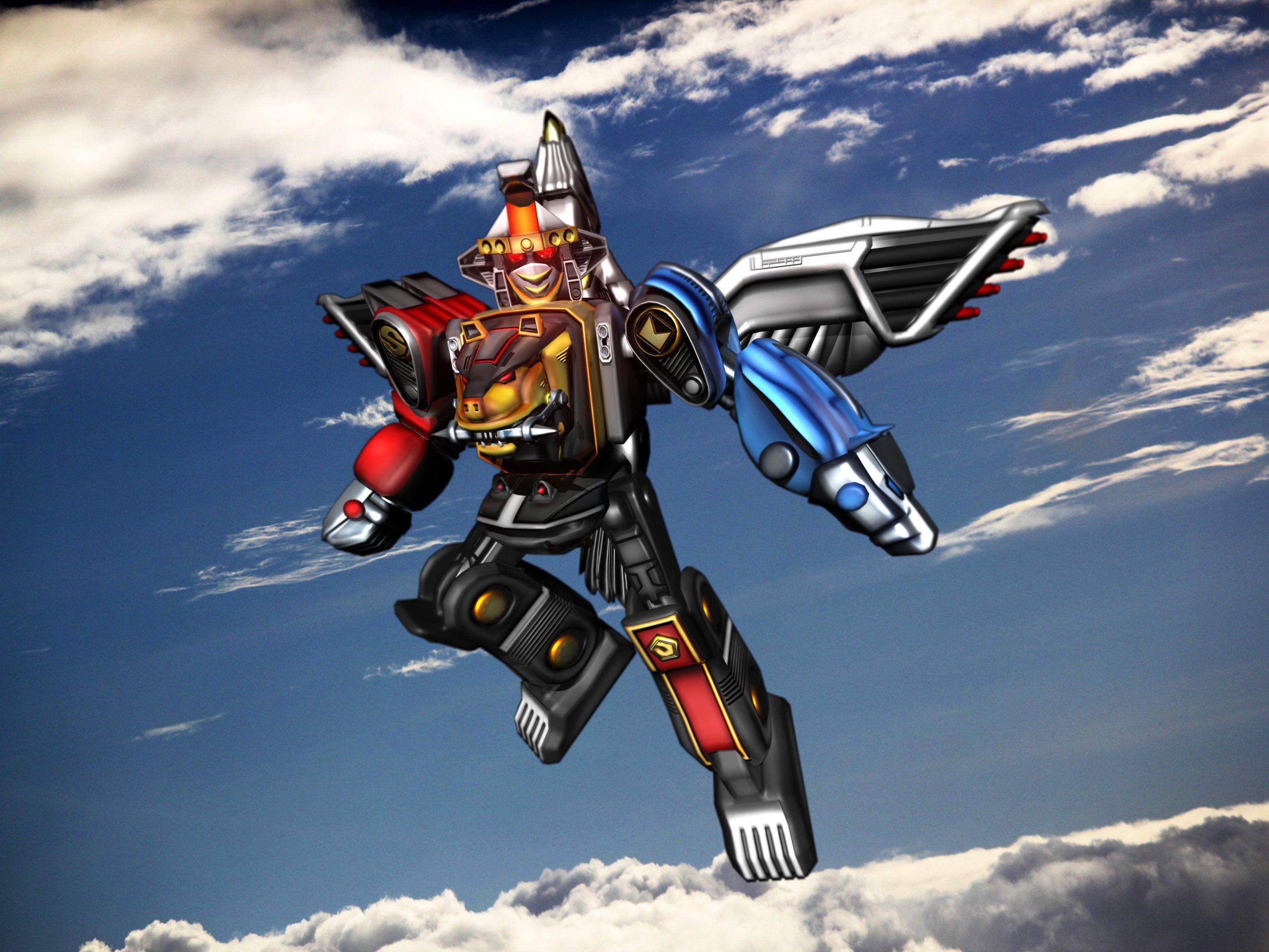 3072x2305 Thunder Megazord Wallpaper