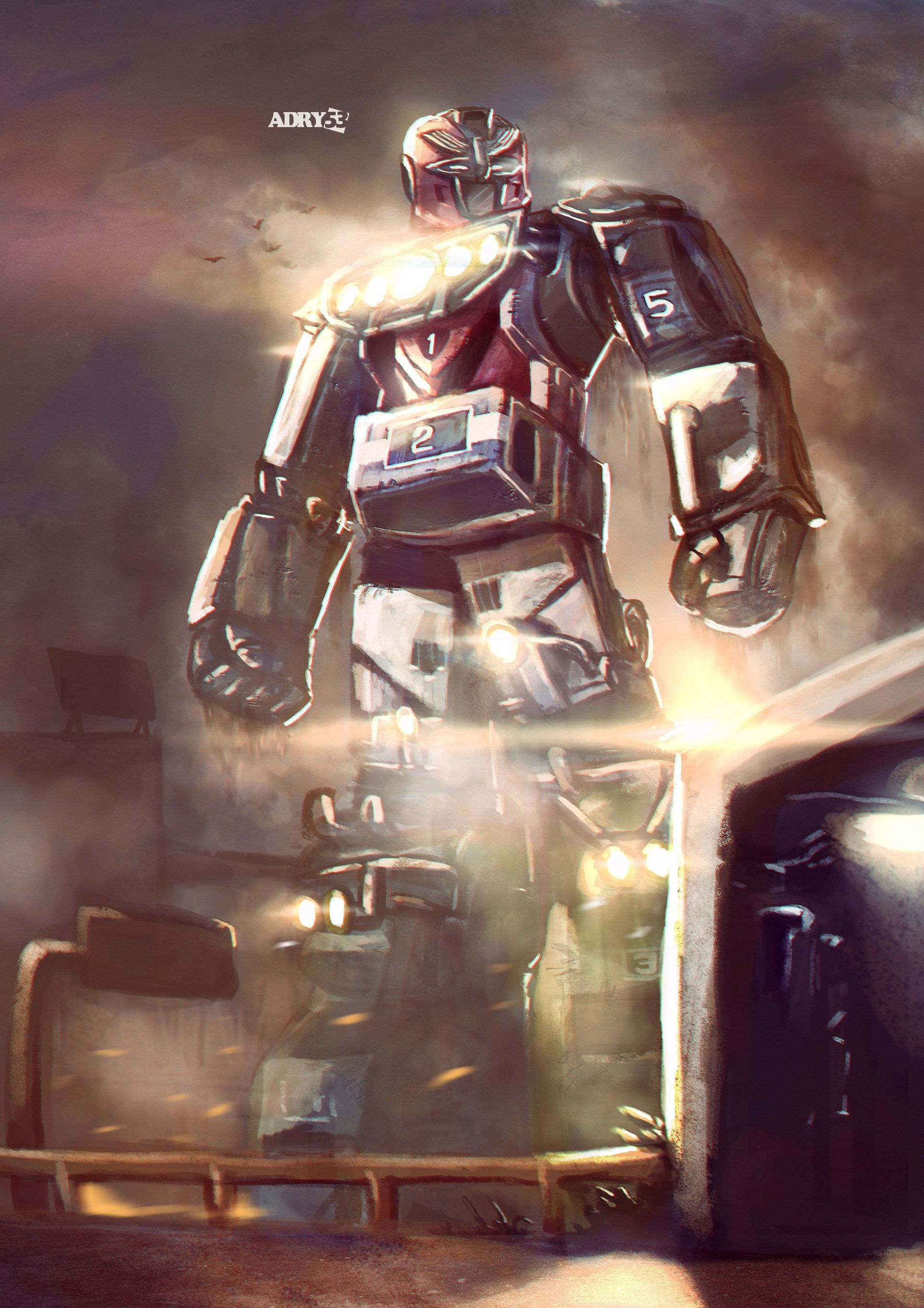 1920x2718 Turbo Megazord