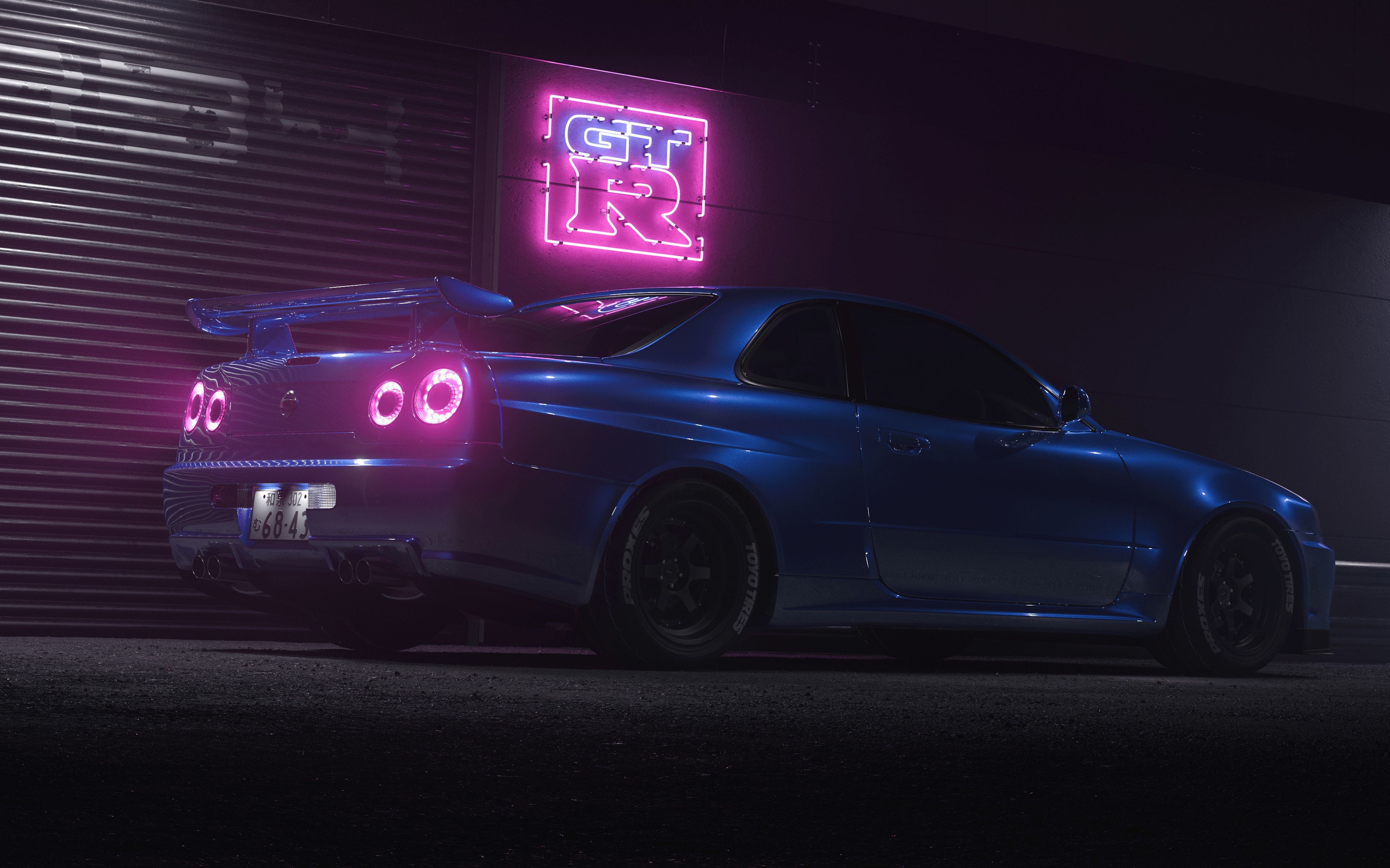 3840x2400 Neon JDM Wallpaper