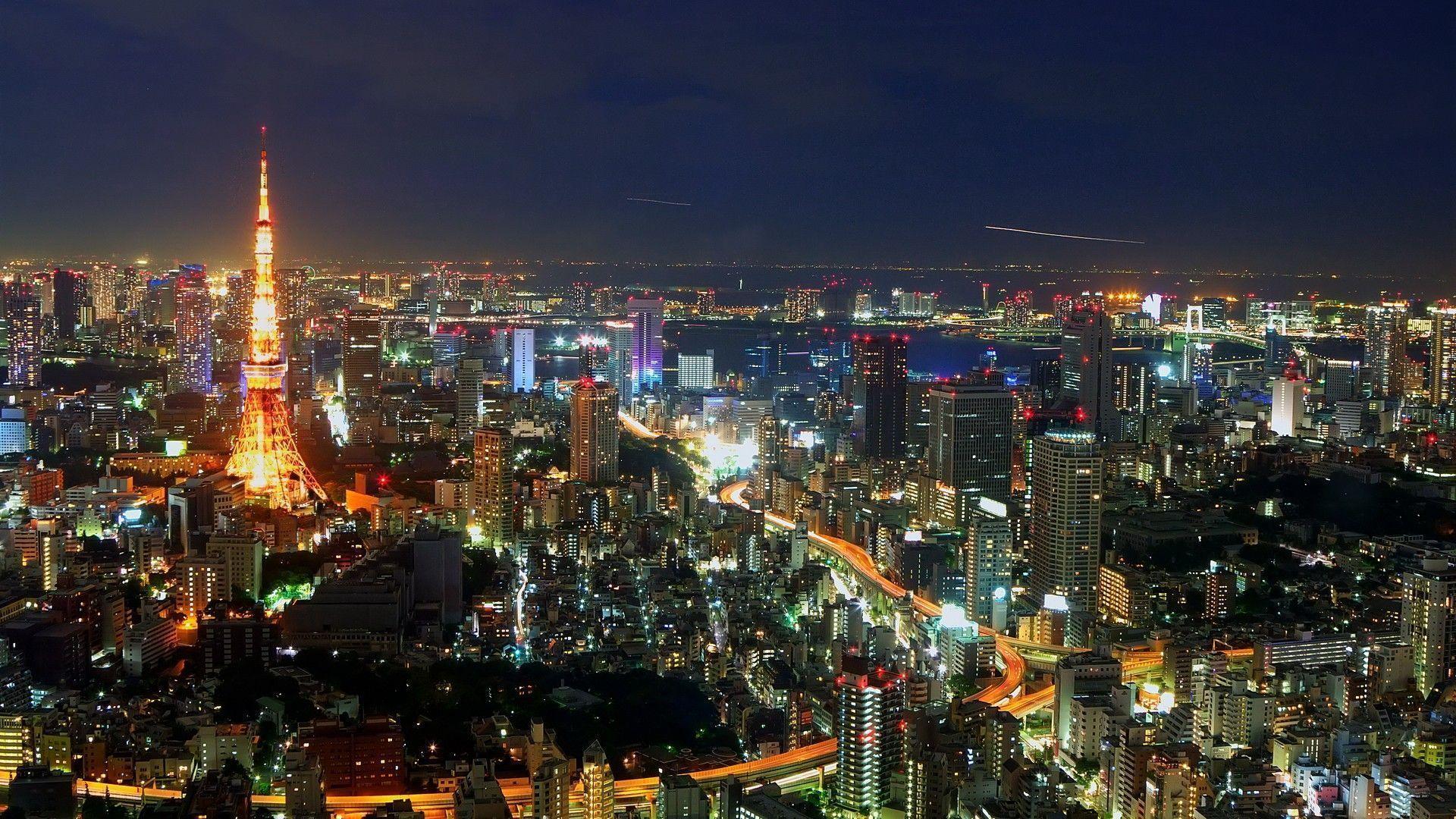 Japan Tokyo at Night Wallpapers - Top Free Japan Tokyo at Night