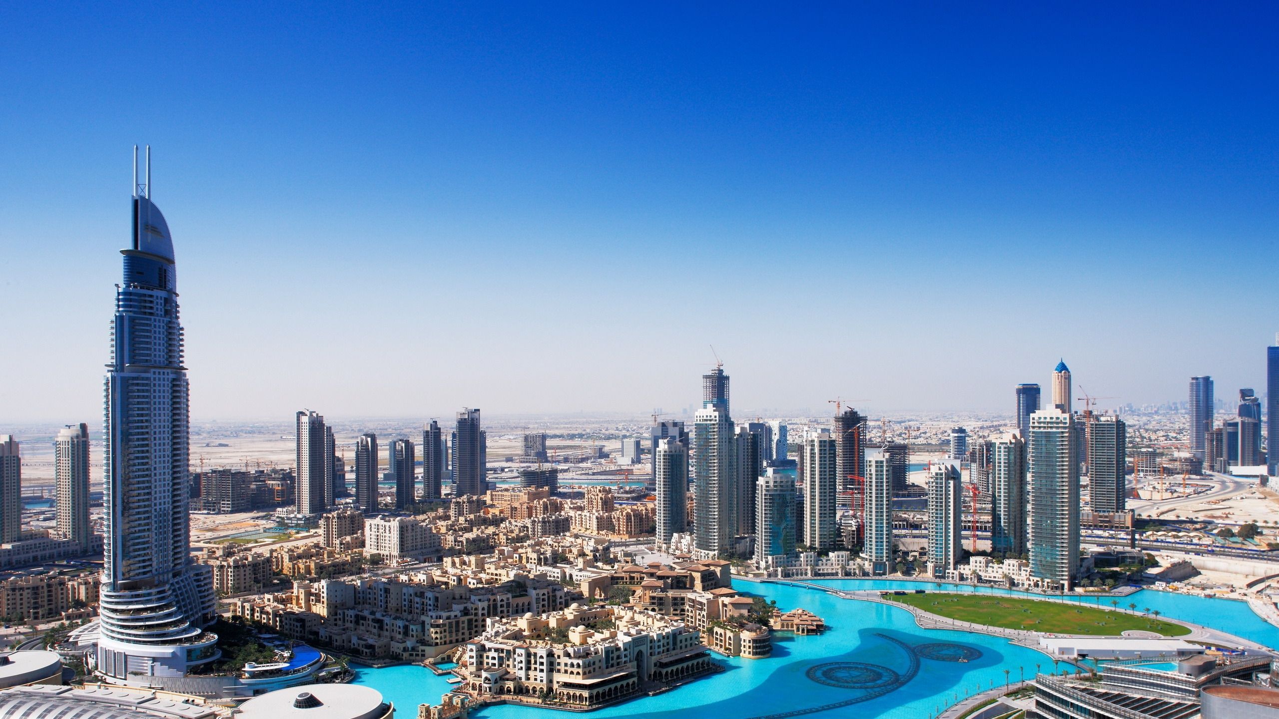 2560x1440 Dubai Overview 2560x1440 HDTV Wallpaper
