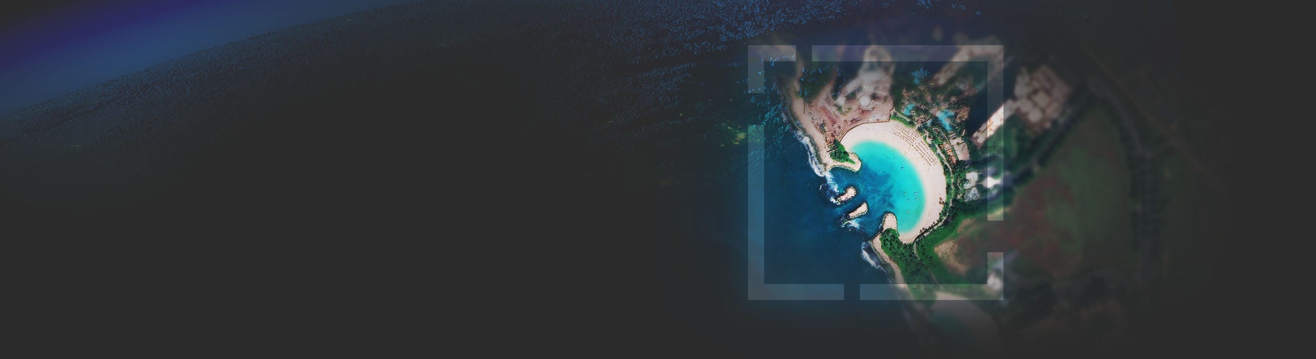 2560x700 Imagery and Remote Sensing Software Integrated with GIS