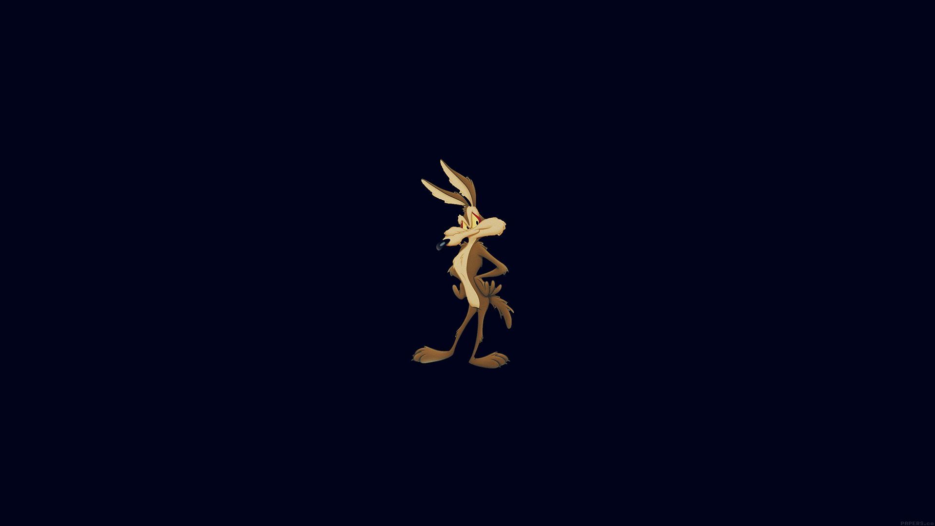 1920x1080 wallpaper for desktop, laptop. wile e coyote dark in road runner illust art animal