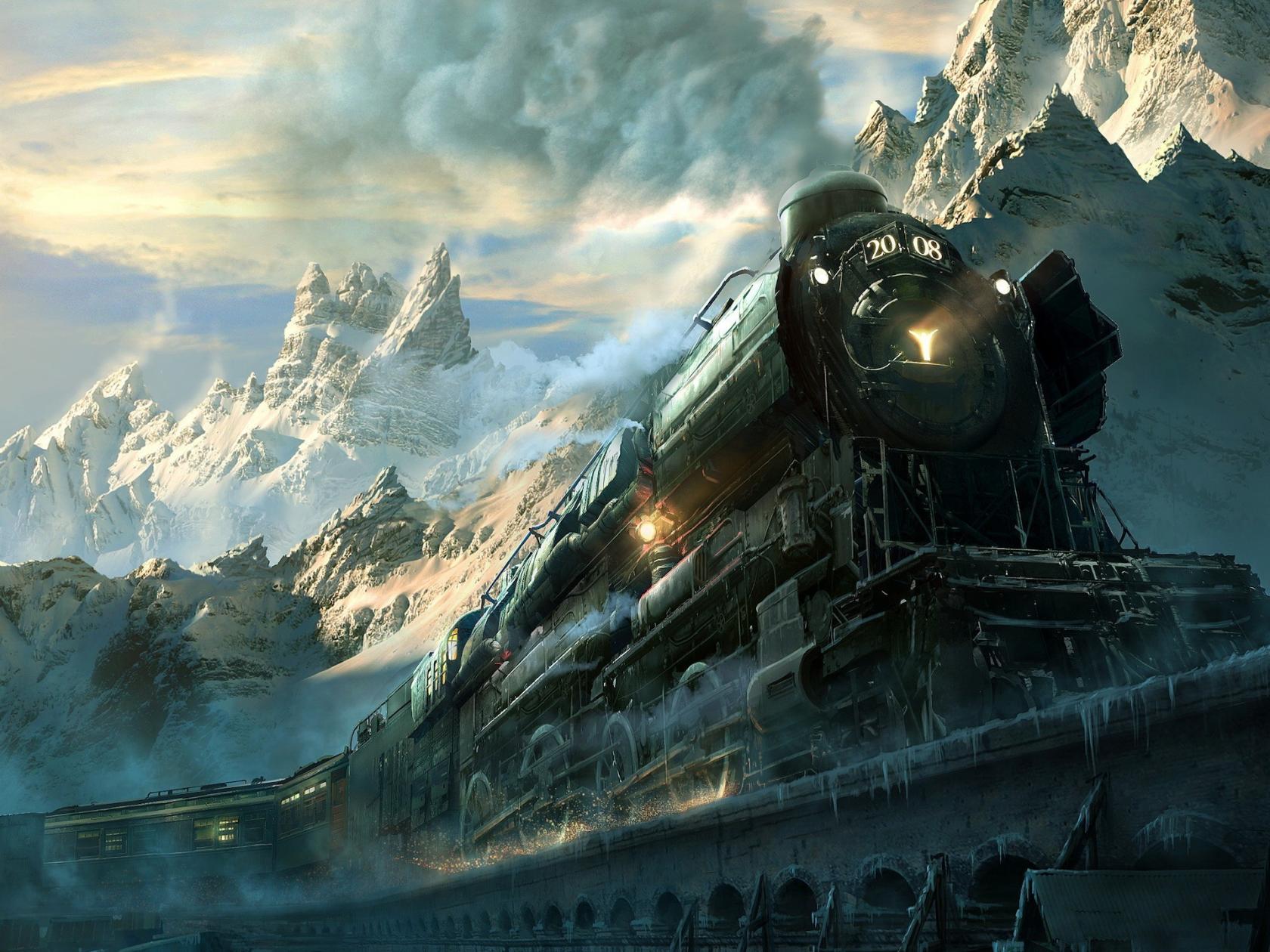 1680x1260 Artistic Train HD Wallpaper and Background