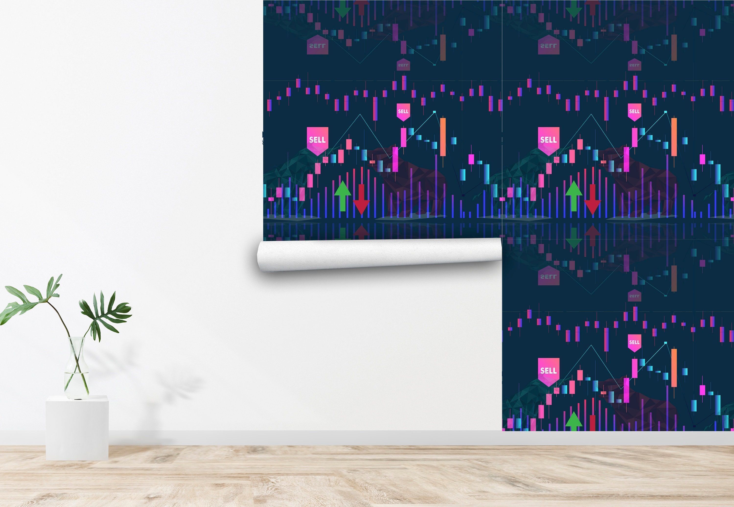 3000x2075 Trading Forex Wallpaper Business Chart Stock Market Fabric