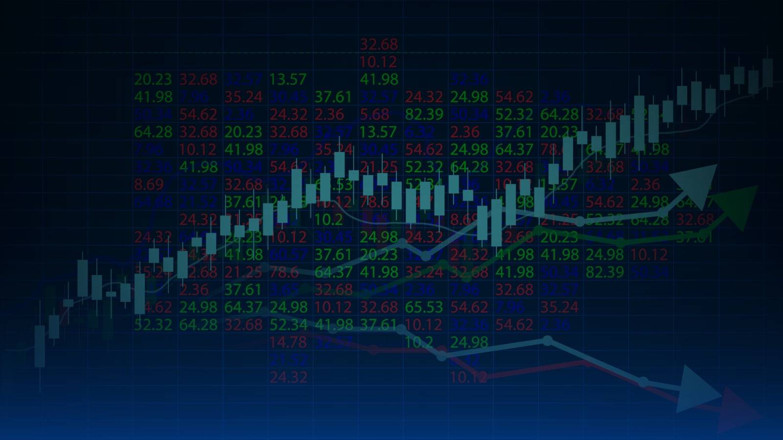 1600x900 Stock market graph trading chart for business and financial concepts, vector illustration Stock Image. VectorGrove Free Vector Image with commercial license