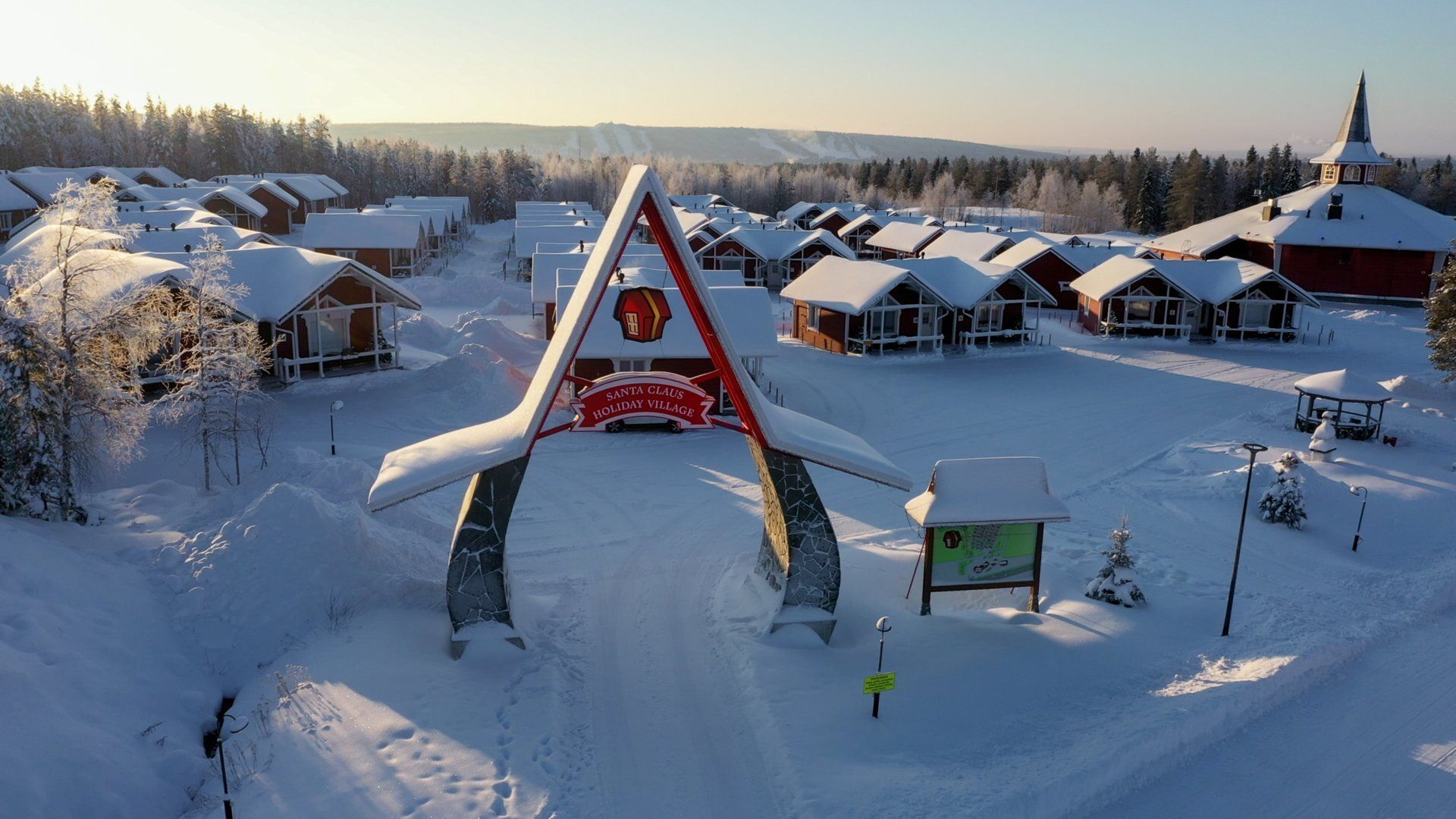 1920x1080 Santa Claus Holiday Village Rovaniemi, Arctic Circle. Santa Claus Holiday Village