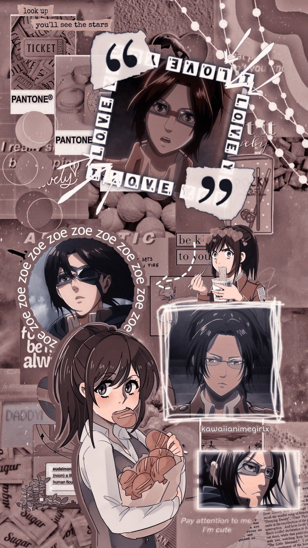 1080x1920 sasha hange zoe wallpaper. Anime, Desenhos de anime, Animes wallpaper