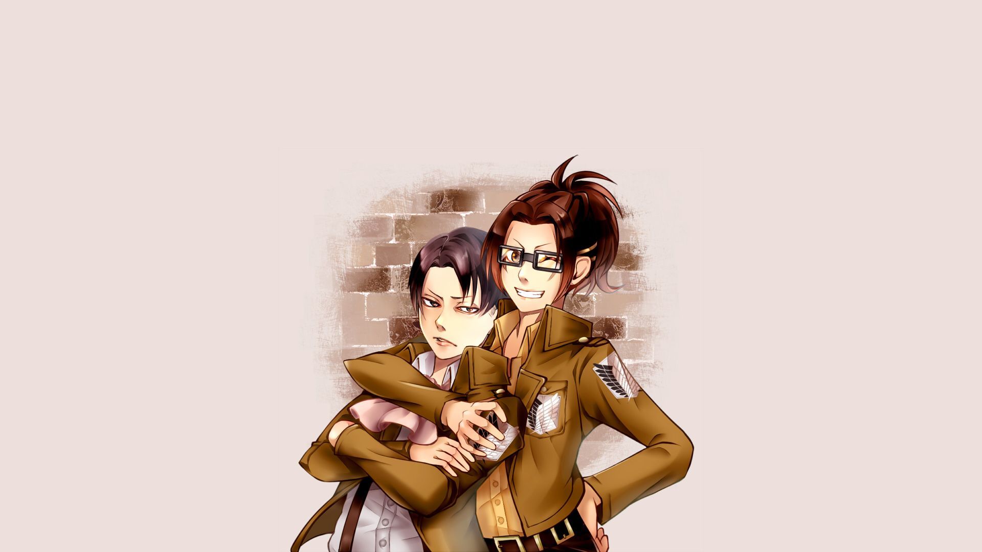 1920x1080 HD desktop wallpaper: Anime, Attack On Titan, Levi Ackerman, Hange Zoë download free picture