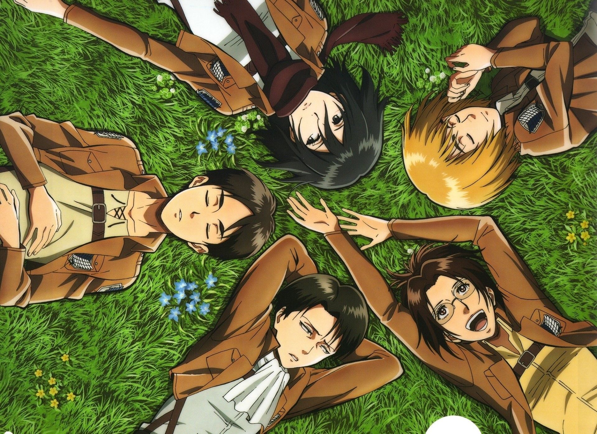 1920x1398 Wallpaper / Attack On Titan, Hange Zoë, Armin Arlert, Mikasa Ackerman, 1080P, Anime, Levi Ackerman, Eren Yeager free download