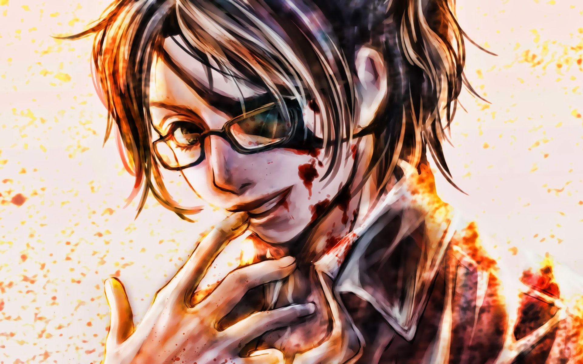 1920x1200 Download wallpaper Hange Zoe, Squad Leader, Attack on Titan, artwork, Shingeki No Kyojin, manga, Hange Zoe Attack on Titan for desktop with resolution 1920x1200. High Quality HD picture wallpaper