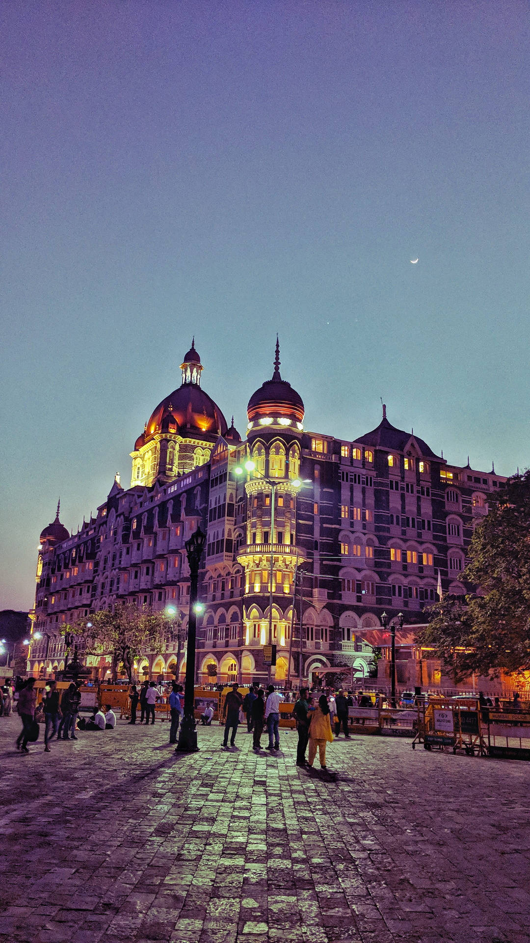 1080x1920 Download Mumbai Evening Taj Mahal Wallpaper