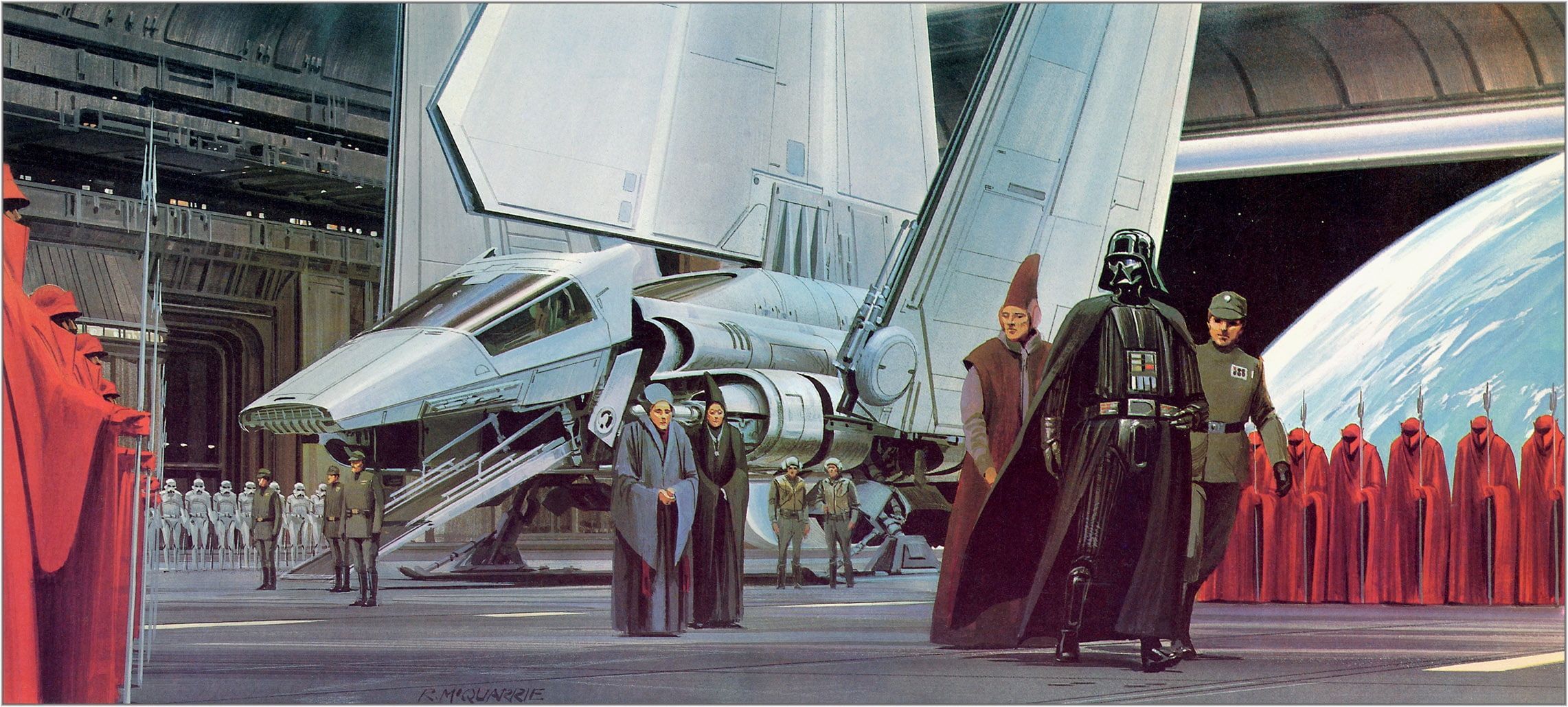 2283x1030 Wallpaper / art, mcquarrie, video, Ralph McQuarrie, hd, 1080P, artwork, games, ralph, Star Wars, wars, star free download