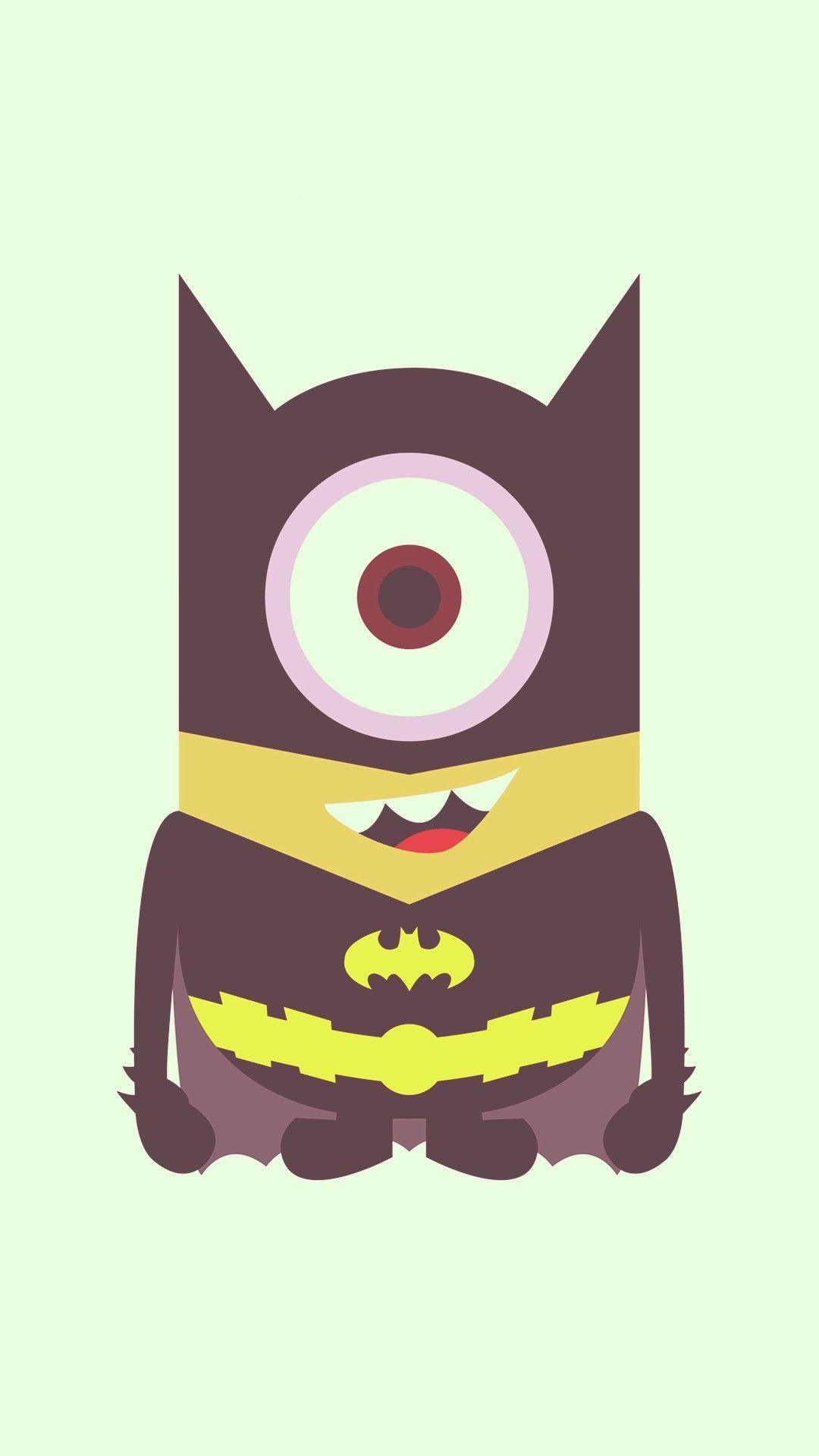 1080x1920 cool bat man minion iphone 6 plus wallpaper Me, 2014