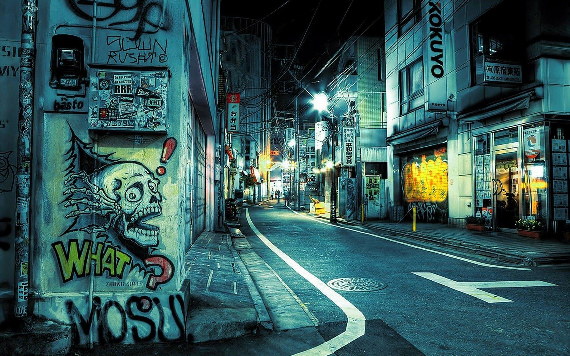 1920x1200 Nhật Bản Tokyo Street Night Desktop Hình nền