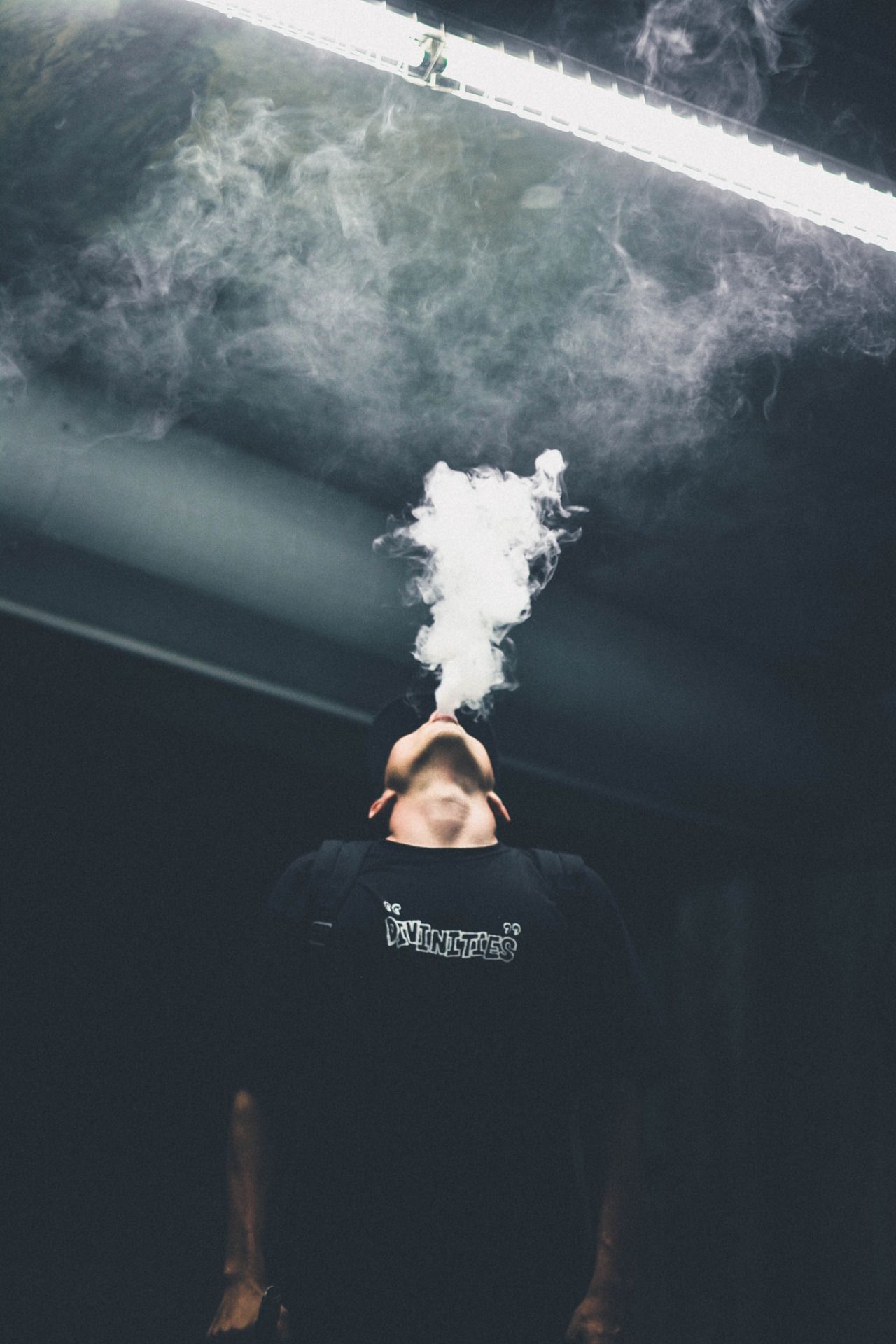 1280x1920 Boy Smoking Wallpaper