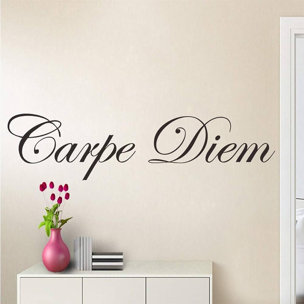 1000x1000 LLZZ Wall Sticker Latin Quotes DIY Carpe Diem Vinyl Wall Decal Art Mural Sticker for Living Room Bedroom Decoration Art poster wallpaper: Buy Online at Best Price in UAE