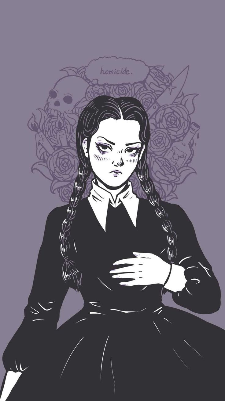 736x1308 Update wednesday anime wallpaper super hot