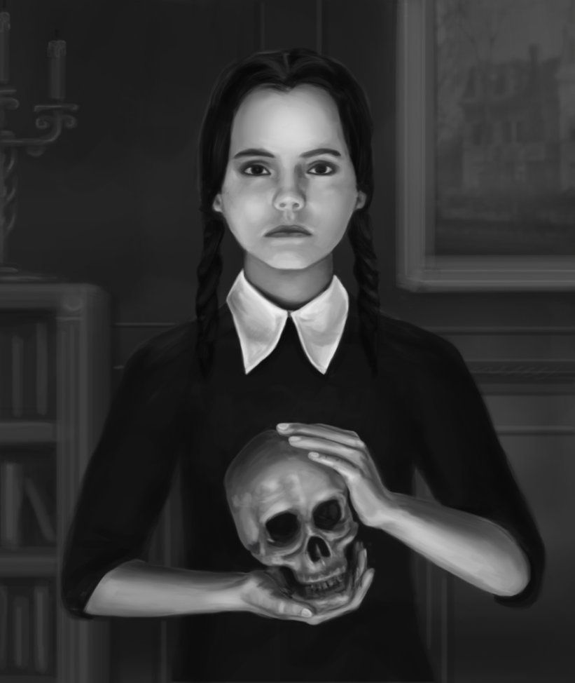 821x974 Wednesday Addams Aesthetic Wallpaper