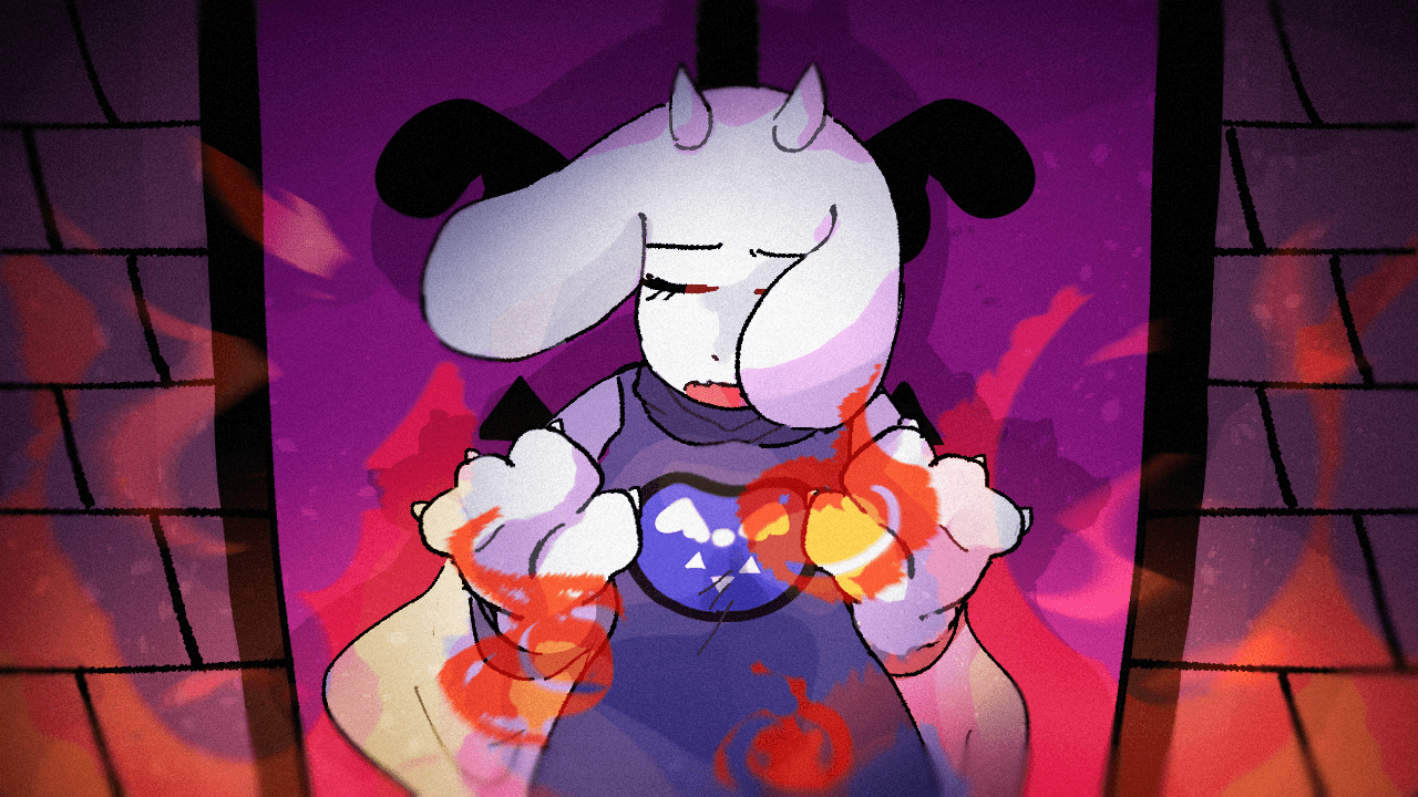 1280x720 Toriel by futa kunn Anime Image Board