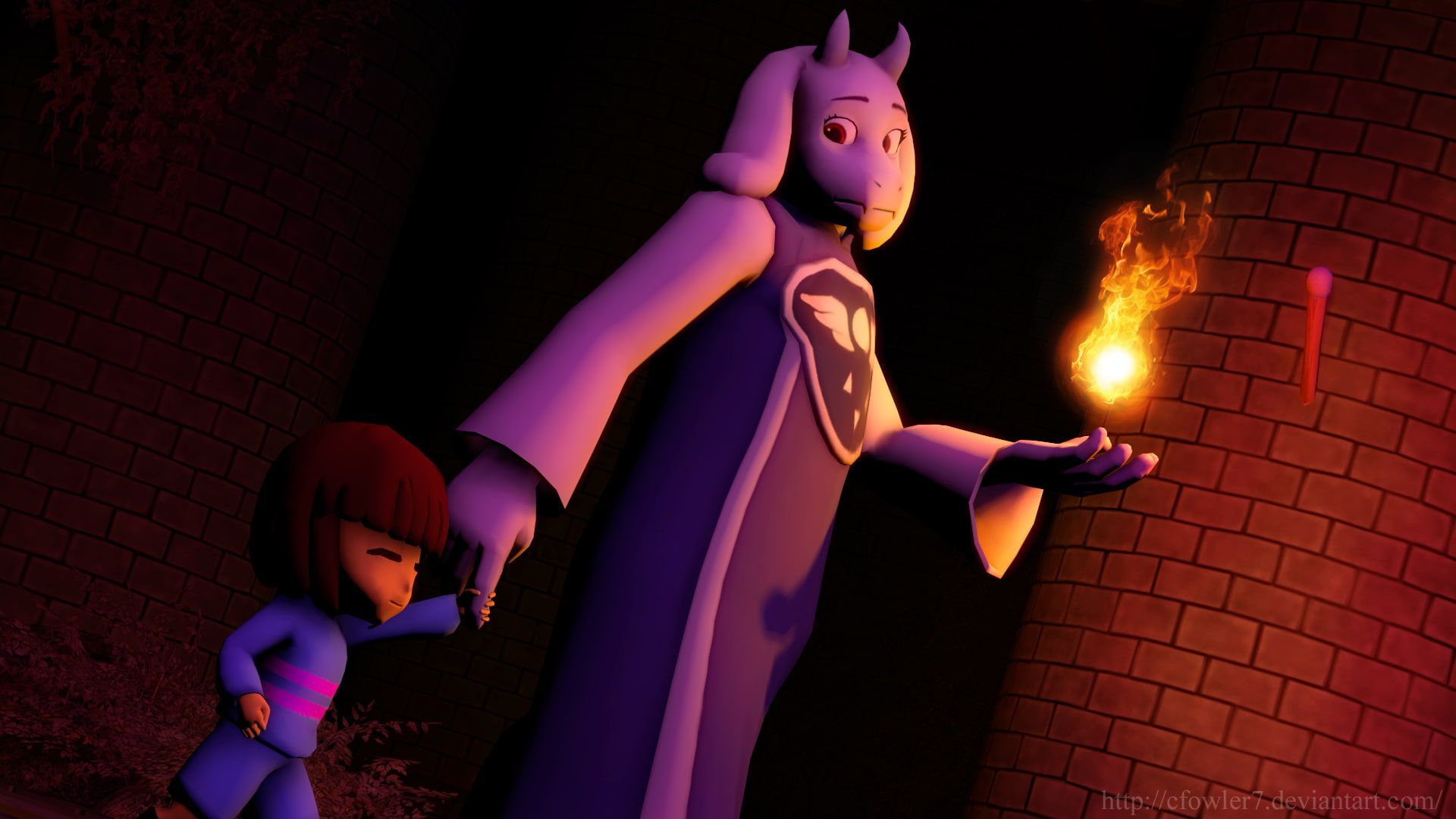 1920x1080 Wallpaper / Toriel (Undertale), 1080P, Video Game, Frisk (Undertale), Undertale free download