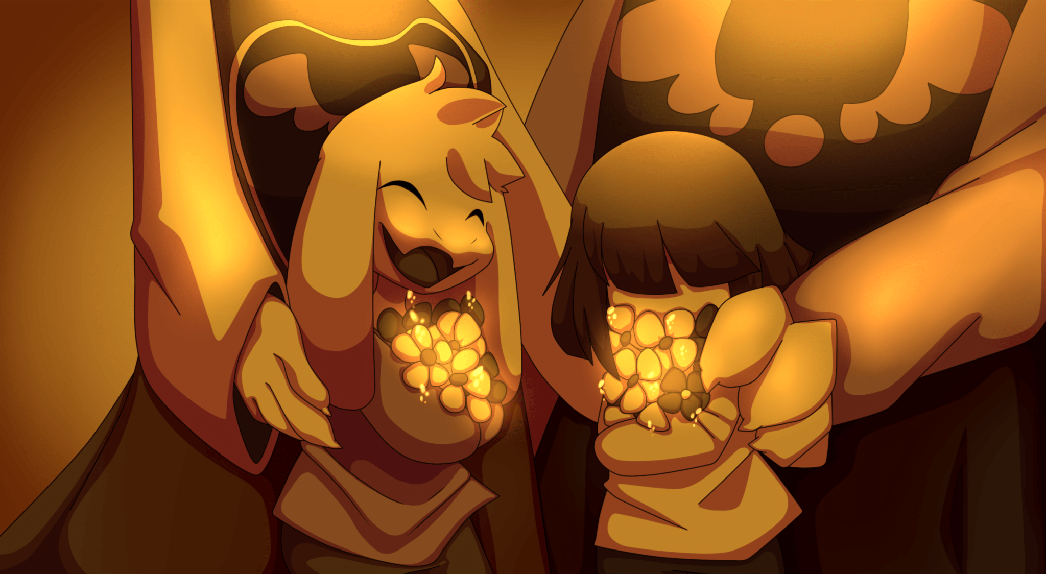 2048x1124 Asgore Undertale Asriel Undertale Chara Undertale Flower Toriel Undertale Undertale Wallpaper:2048x1124
