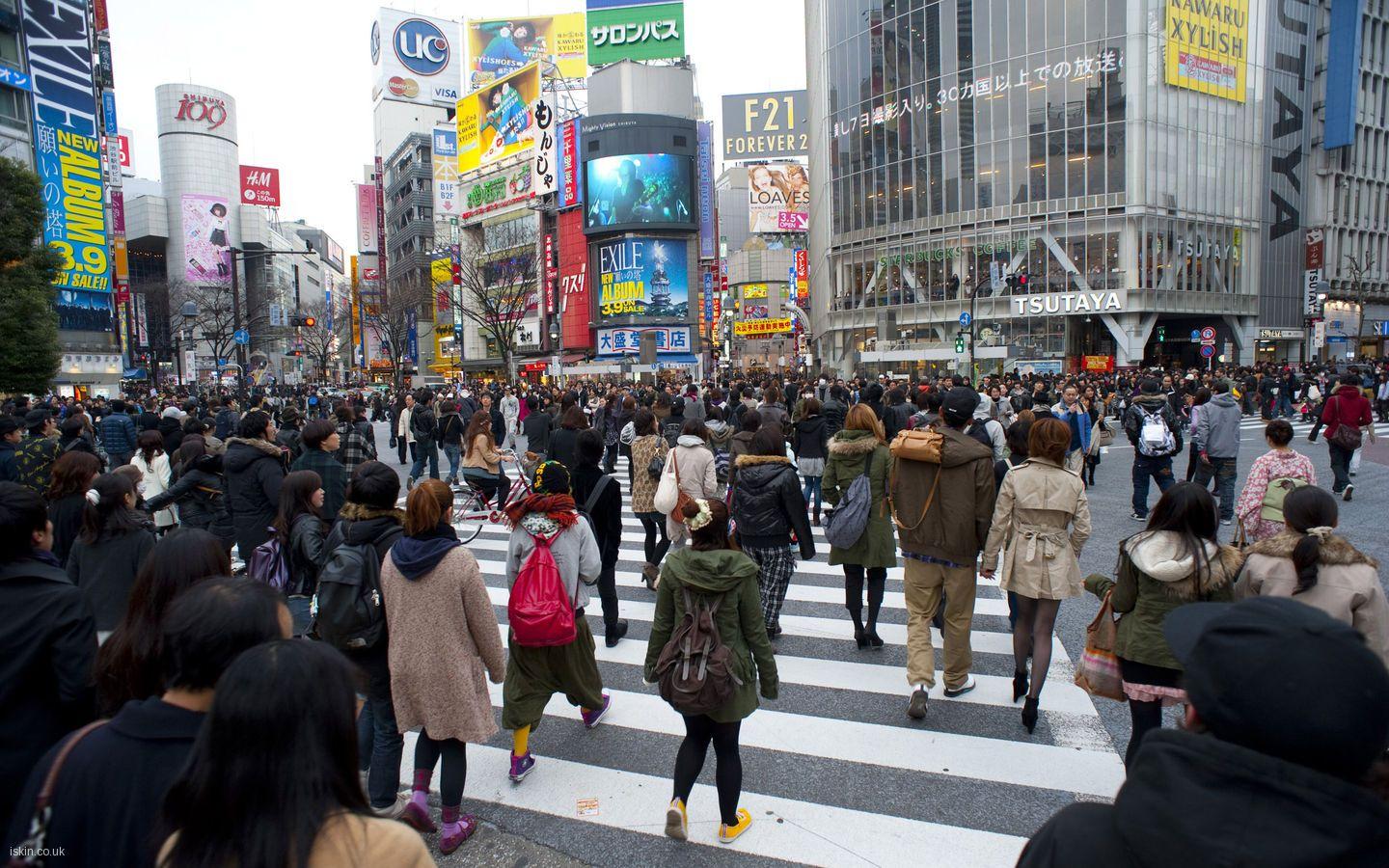 1440x900 tokyo shibuya Desktop Wallpaper. iskin.co.uk