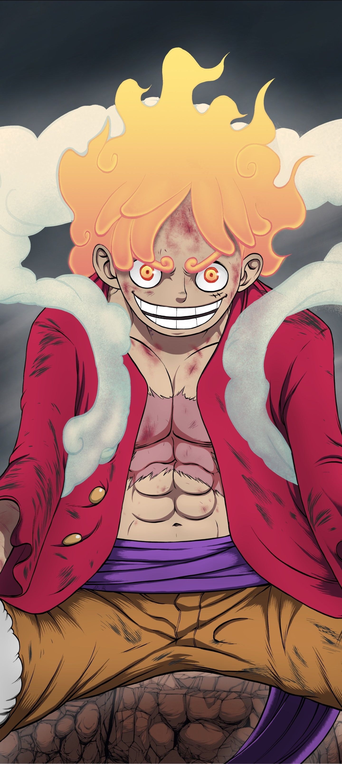 1440x3216 Wallpaper / Anime One Piece Phone Wallpaper, Monkey D. Luffy, Gear 5 (One Piece), 1440x3216 free download