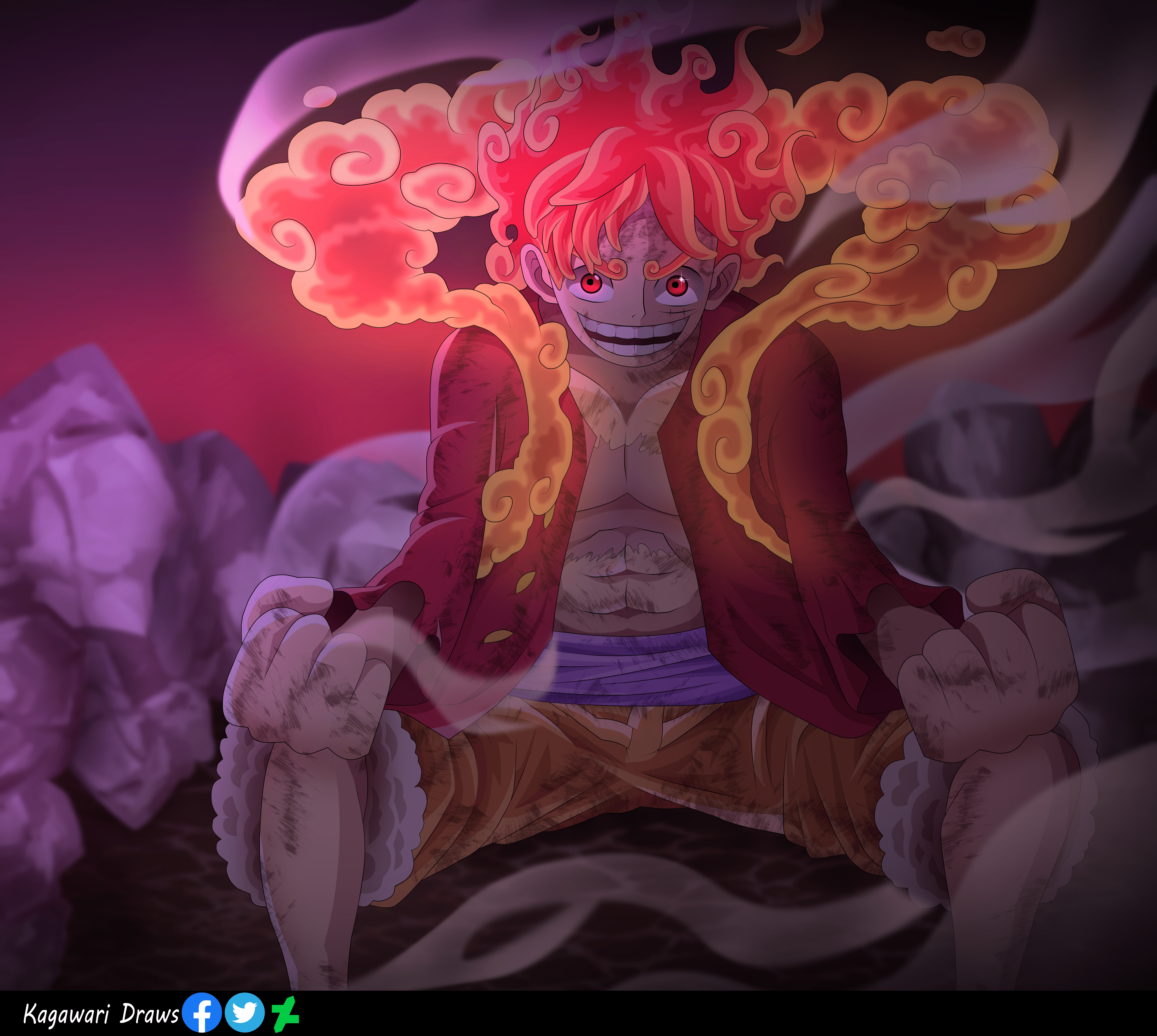5504x4930 Luffy Gear 5- one piece 1045