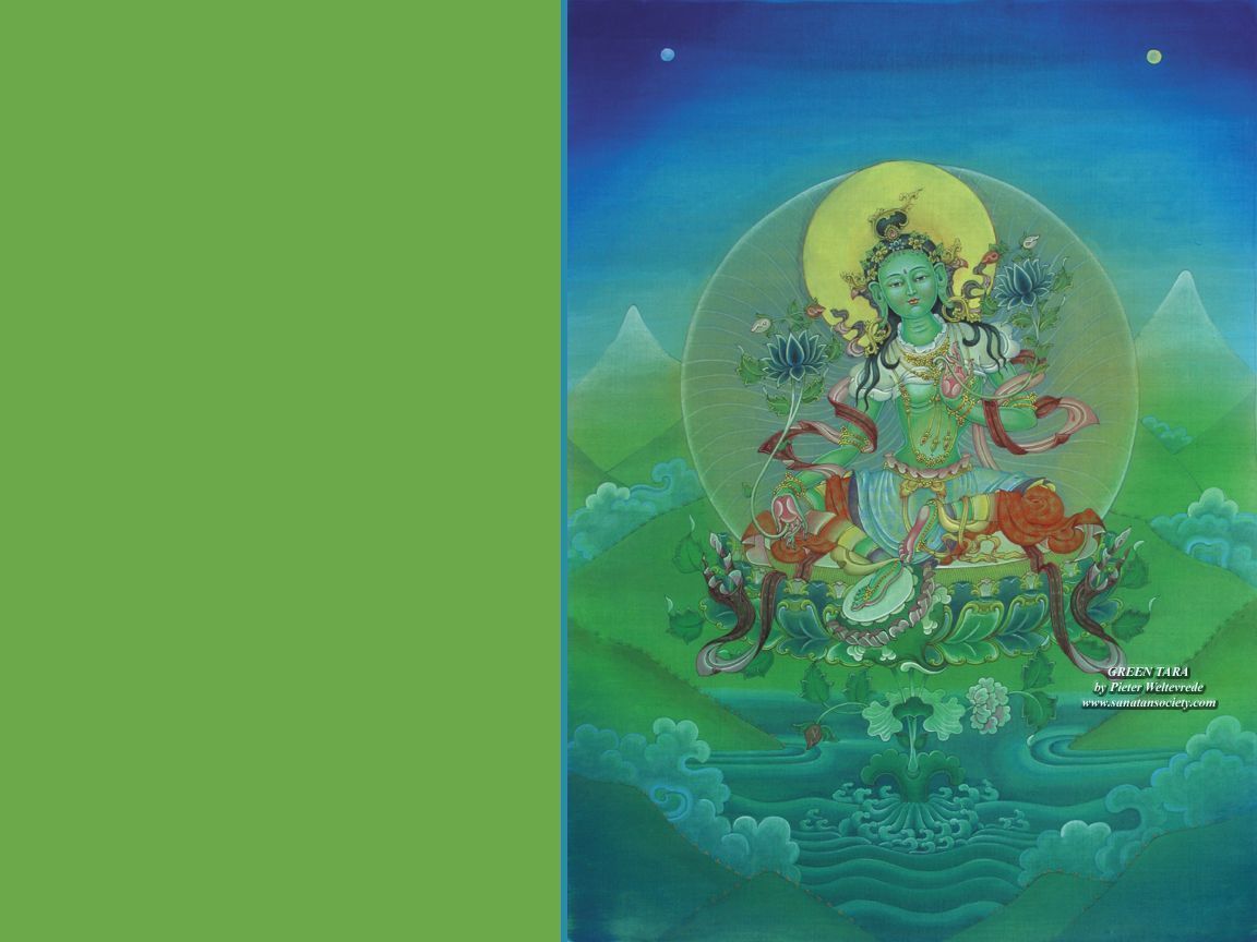 1152x864 Green Tara Wallpaper