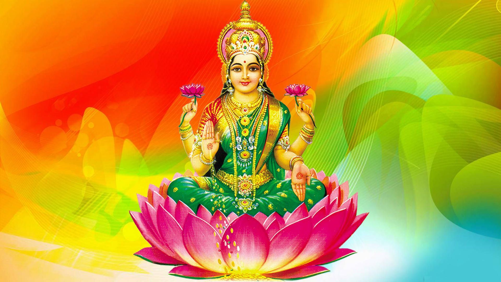 1920x1080 Lakshmi Devi Wallpaper