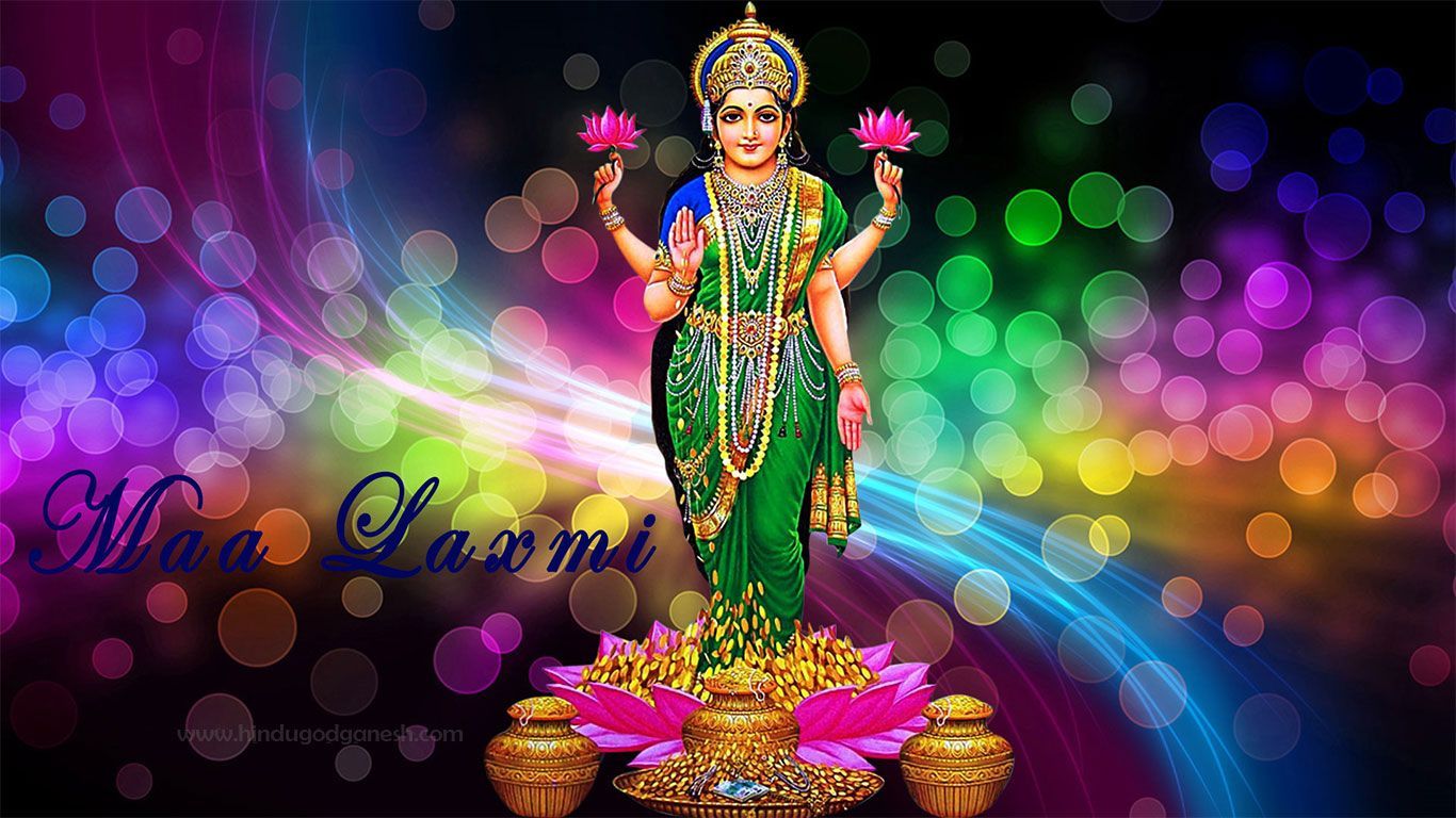 1366x768 Laxmi maa photo full size for desktop & mobile free download