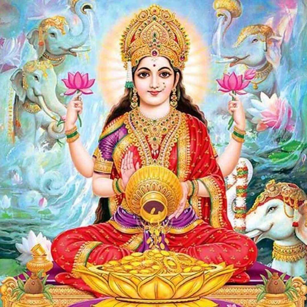 1024x1024 Mata Laxmi Wallpaper HD & Photo