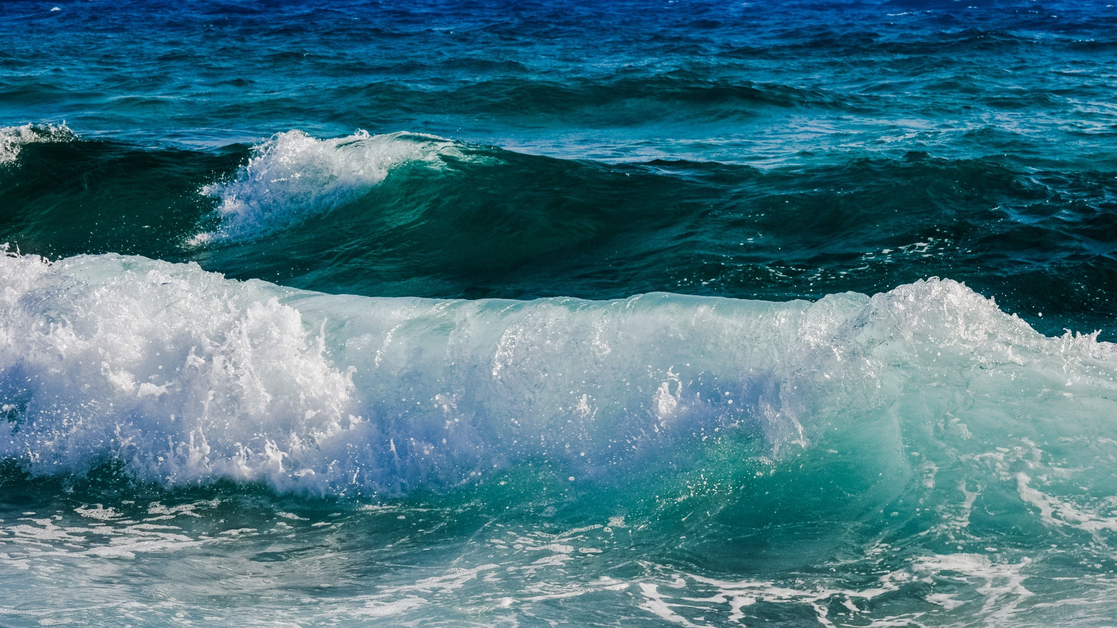 3840x2160 sea, foam, surf 4k Gallery HD Wallpaper